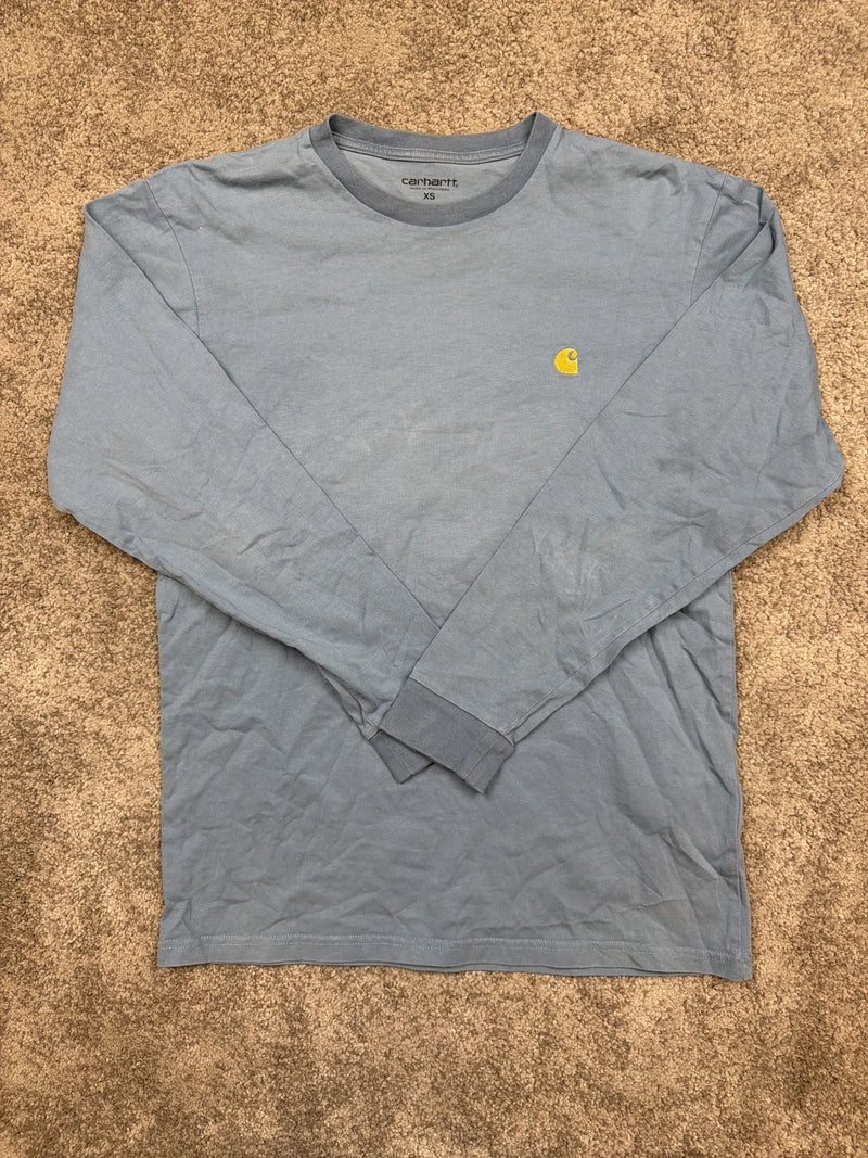 Carhartt Maglietta a maniche lunghe XS Grigia con Logo – photo 1