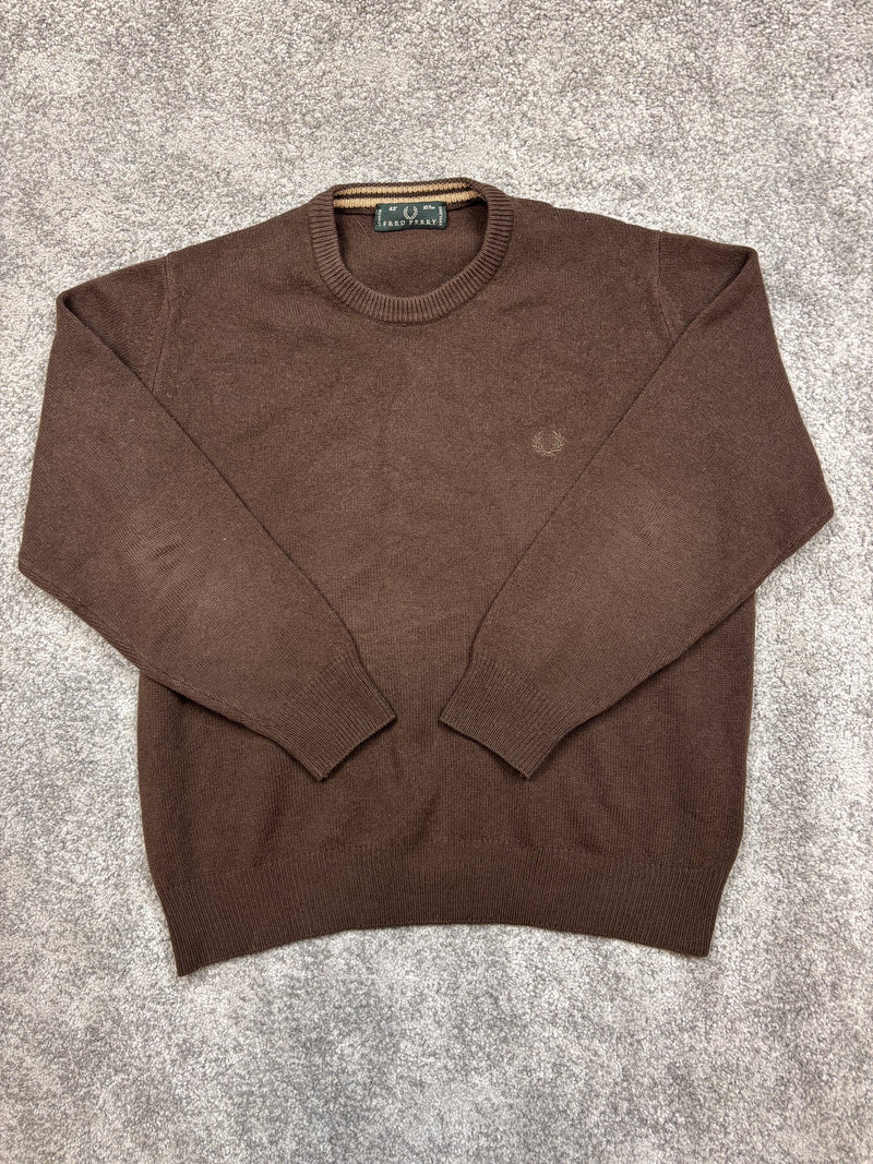 Maglione Fred Perry Marrone L