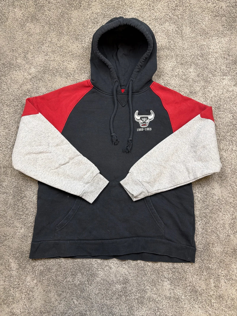 Mitchell & Ness Felpa con cappuccio NBA Hardwood Classics 1968-1969 Rosso e Nero – photo 1