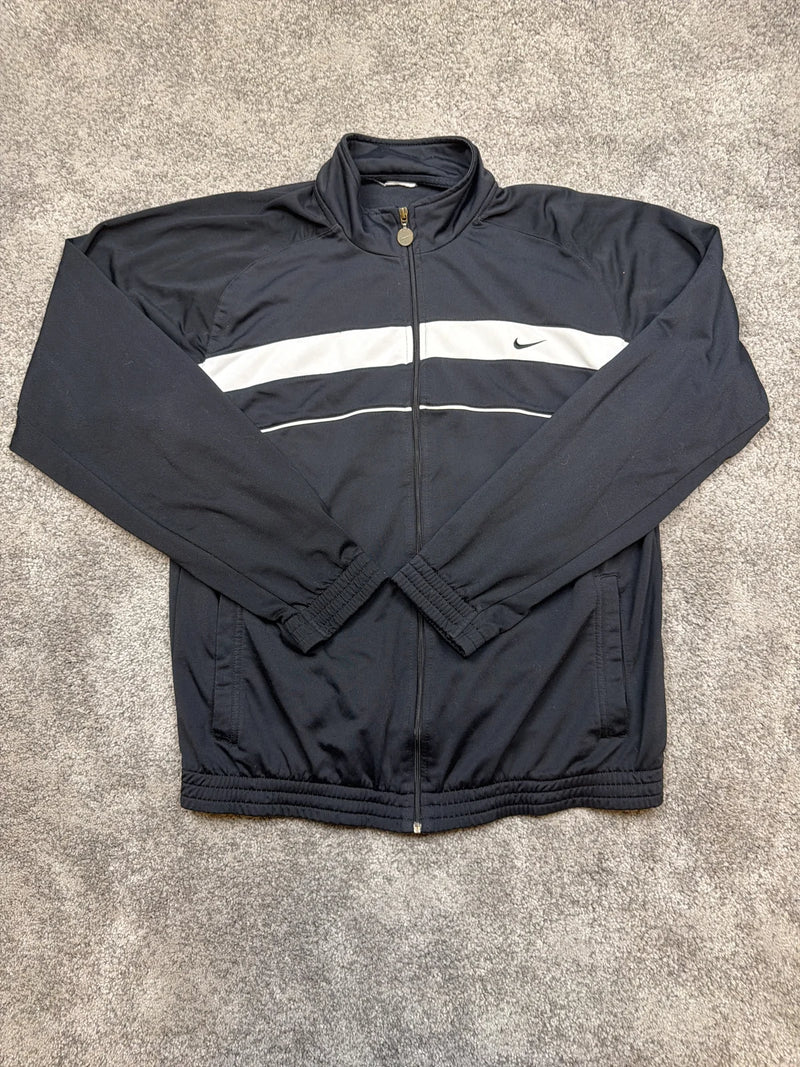 Nike Giacca a vento con zip, Collo alto, Fodera in pile, Blu – photo 1