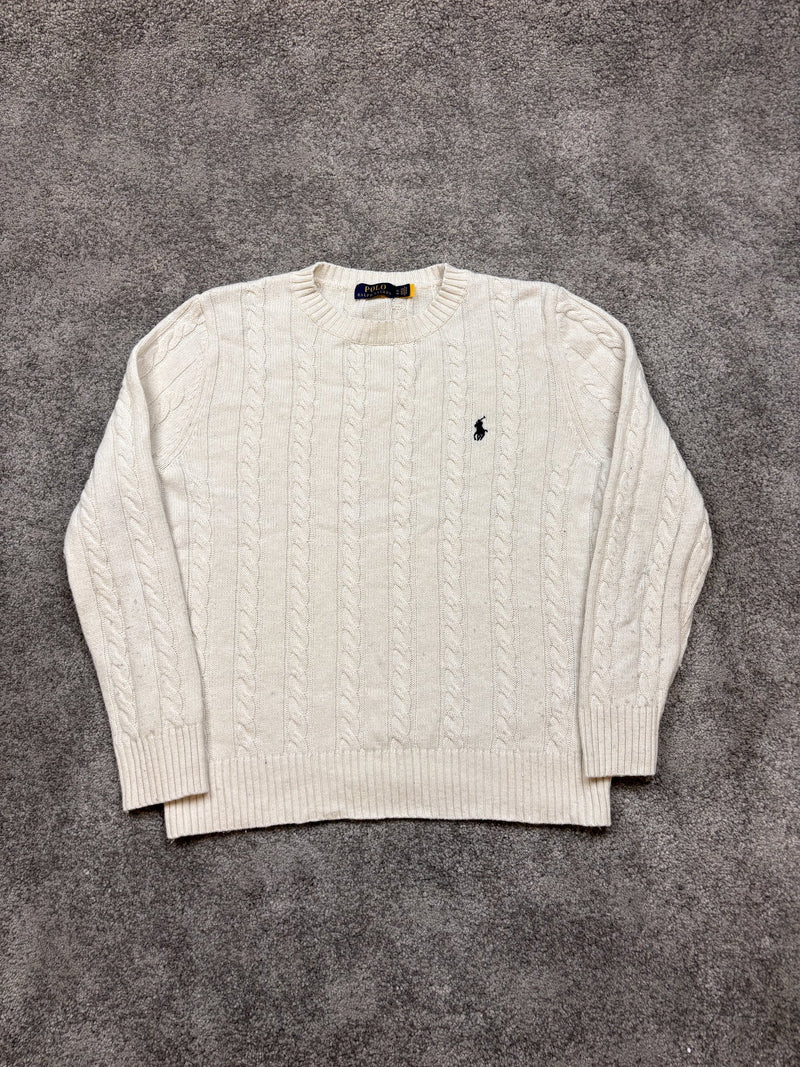 Maglione Polo Ralph Lauren Bianco XL