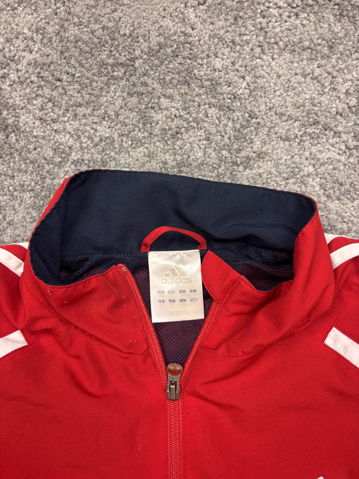 Felpa Adidas Rosso L