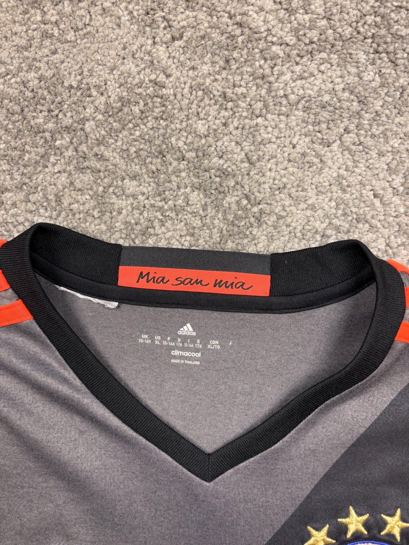 T-shirt Adidas Bayern Monaco Grigio XL