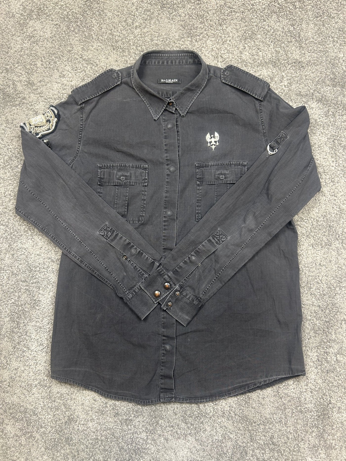 Camicia Balmain Grigio M