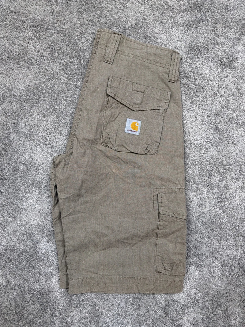 Carhartt Bermuda Shorts Cargo Grigi in Cotone con Tasche – photo 1