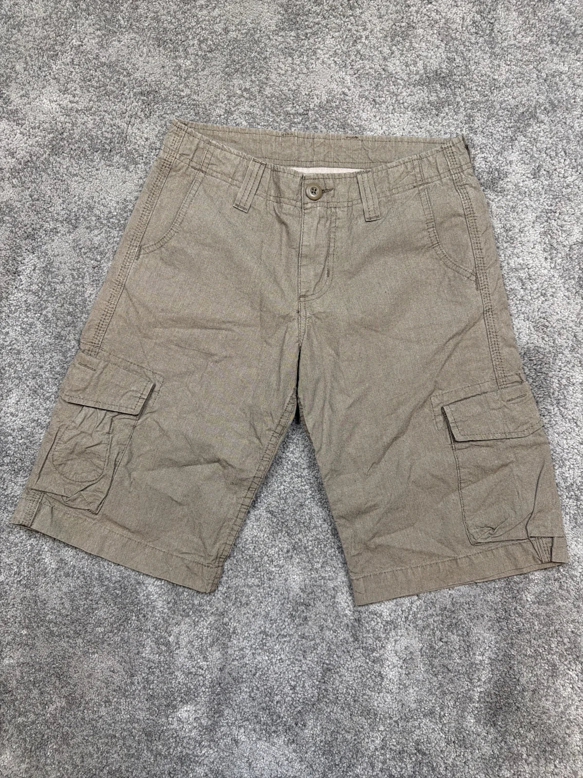 Carhartt Bermuda Shorts Cargo Grigi in Cotone con Tasche – photo 2