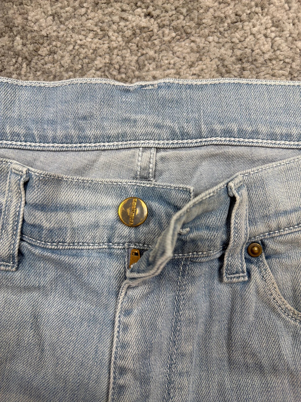 Carhartt Bermuda Shorts swell short in Denim Grigio con Tasche – photo 5