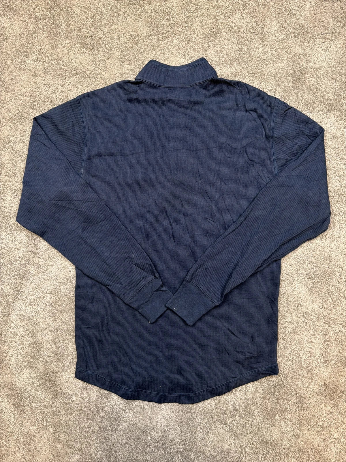 Carhartt Polo Shirt Relaxed Fit con Zip e Taschino Blu – photo 2