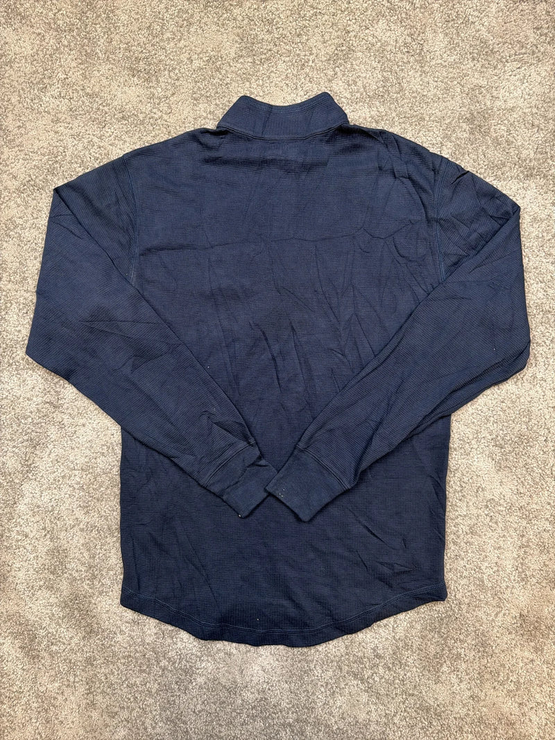 Carhartt Polo Shirt Relaxed Fit con Zip e Taschino Blu – photo 2