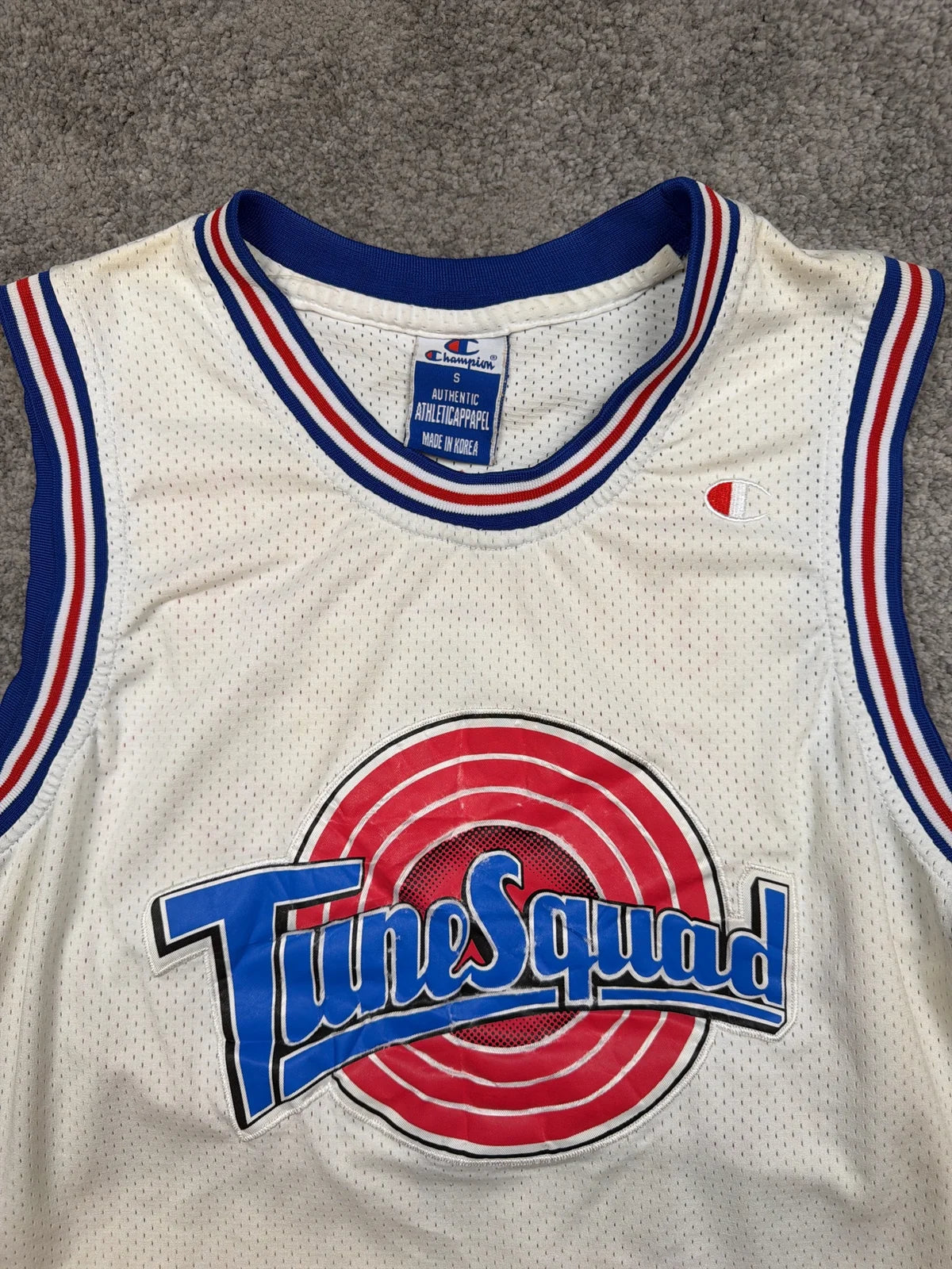 Champion Maglietta Senza Maniche Jersey Squad 23 Jordan Blu Bianco – photo 5