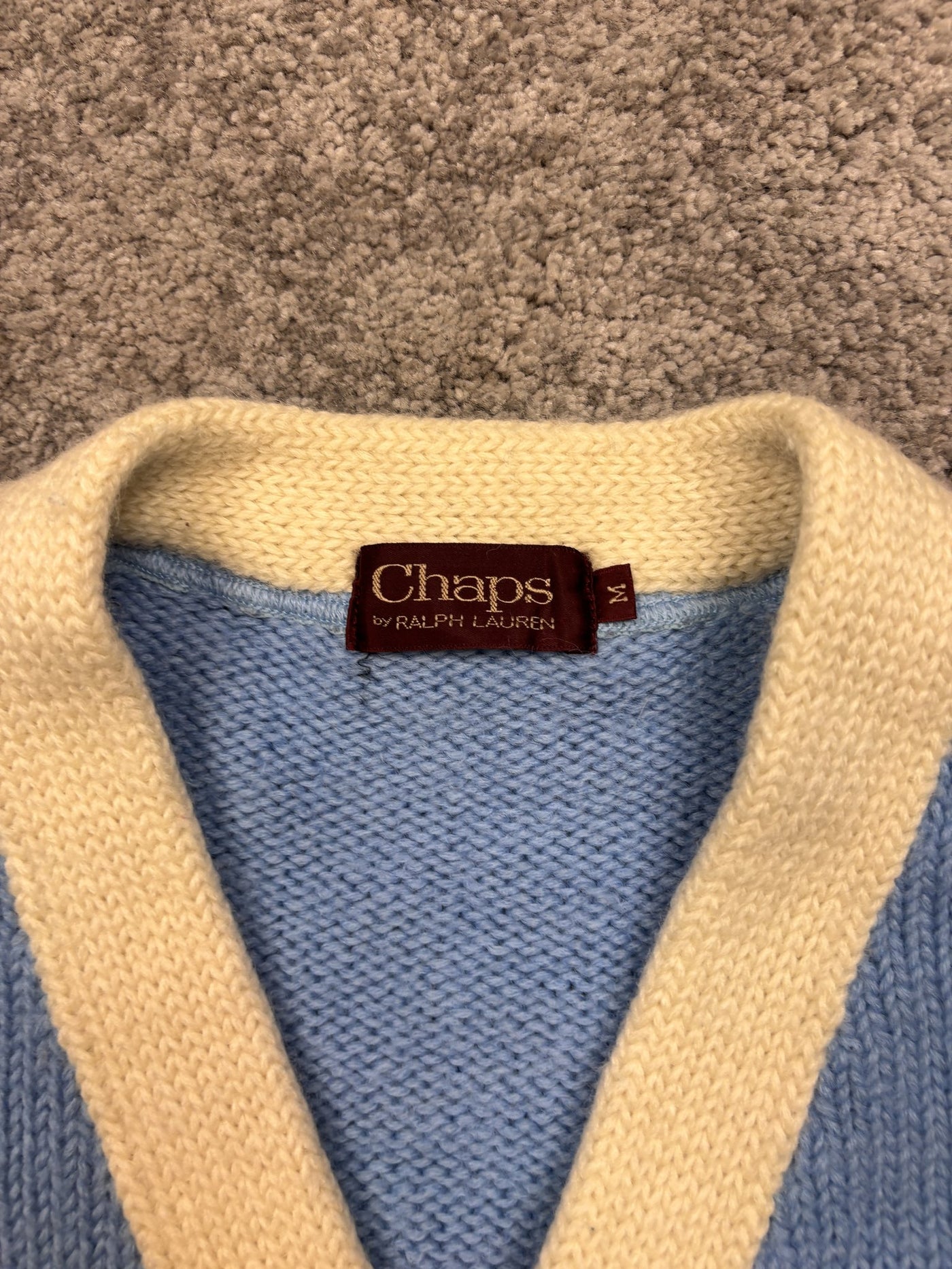 Cardigan Chaps by Ralph Lauren Azzurro M