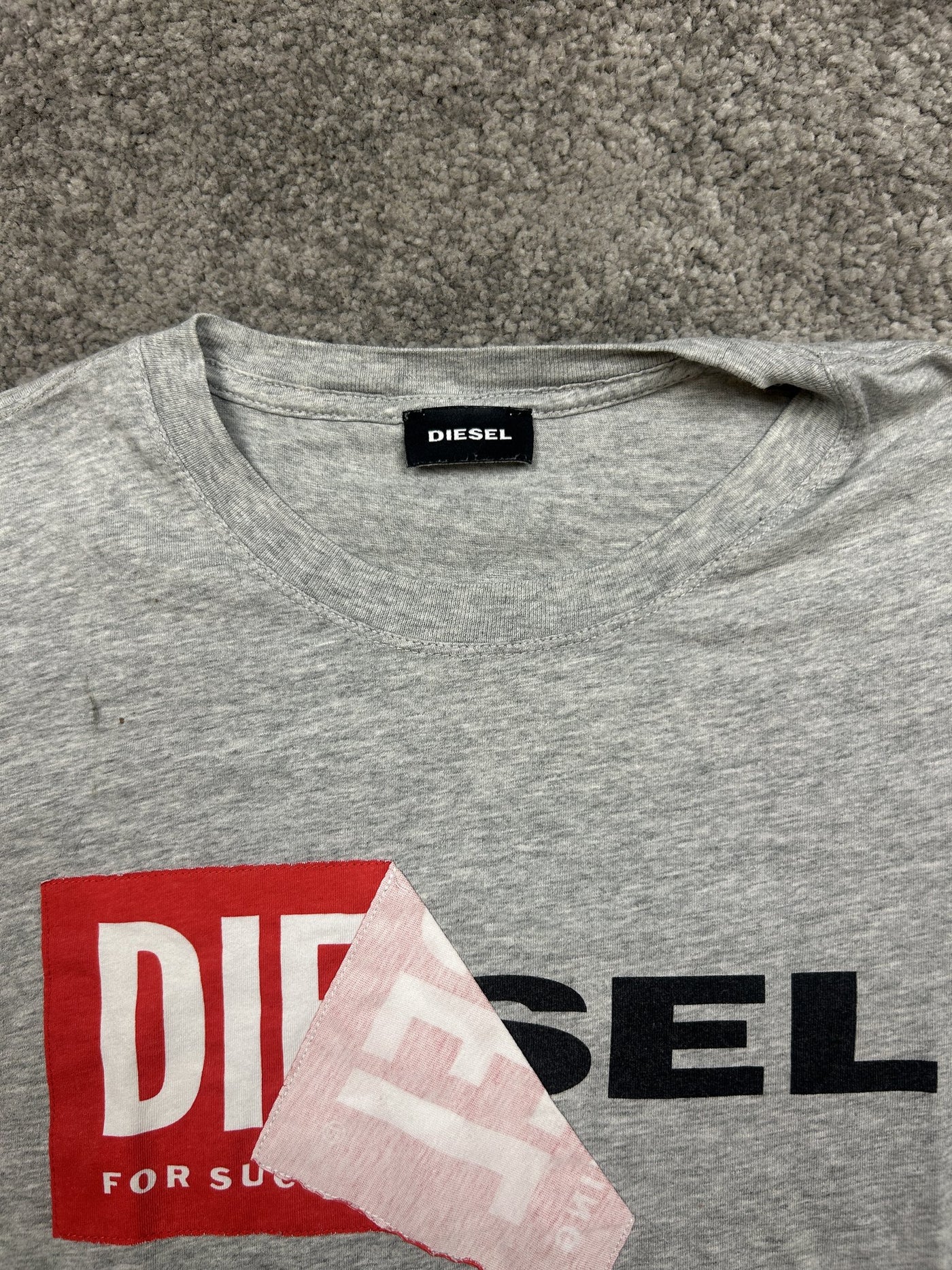 T-shirt Diesel Grigio M