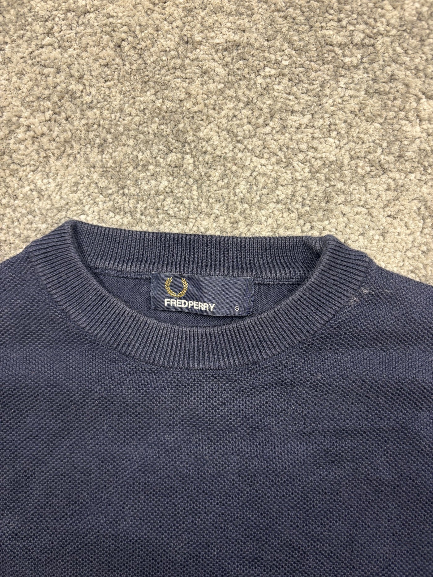 Maglione Fred Perry Blu S