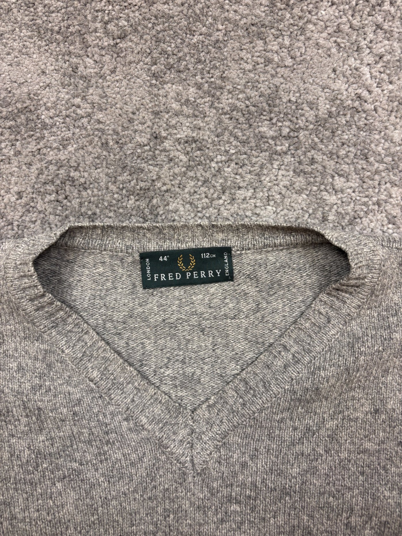 Maglione Fred Perry Grigio L