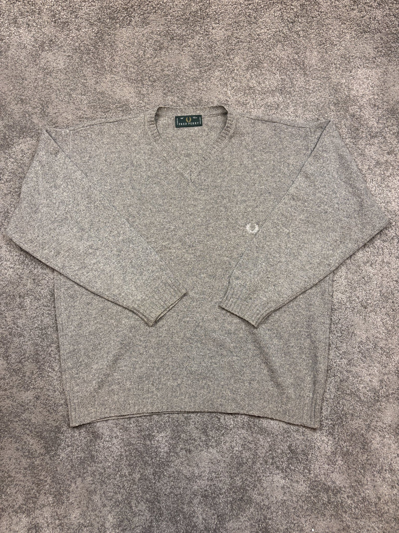 Maglione Fred Perry Grigio L