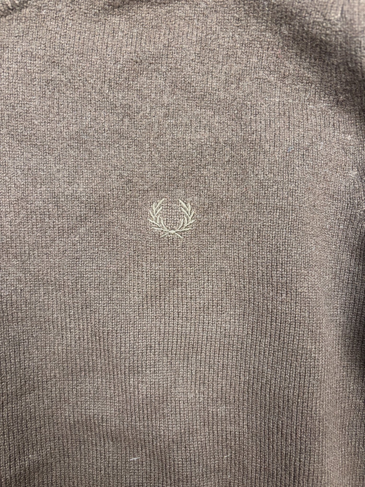 Maglione Fred Perry Marrone L