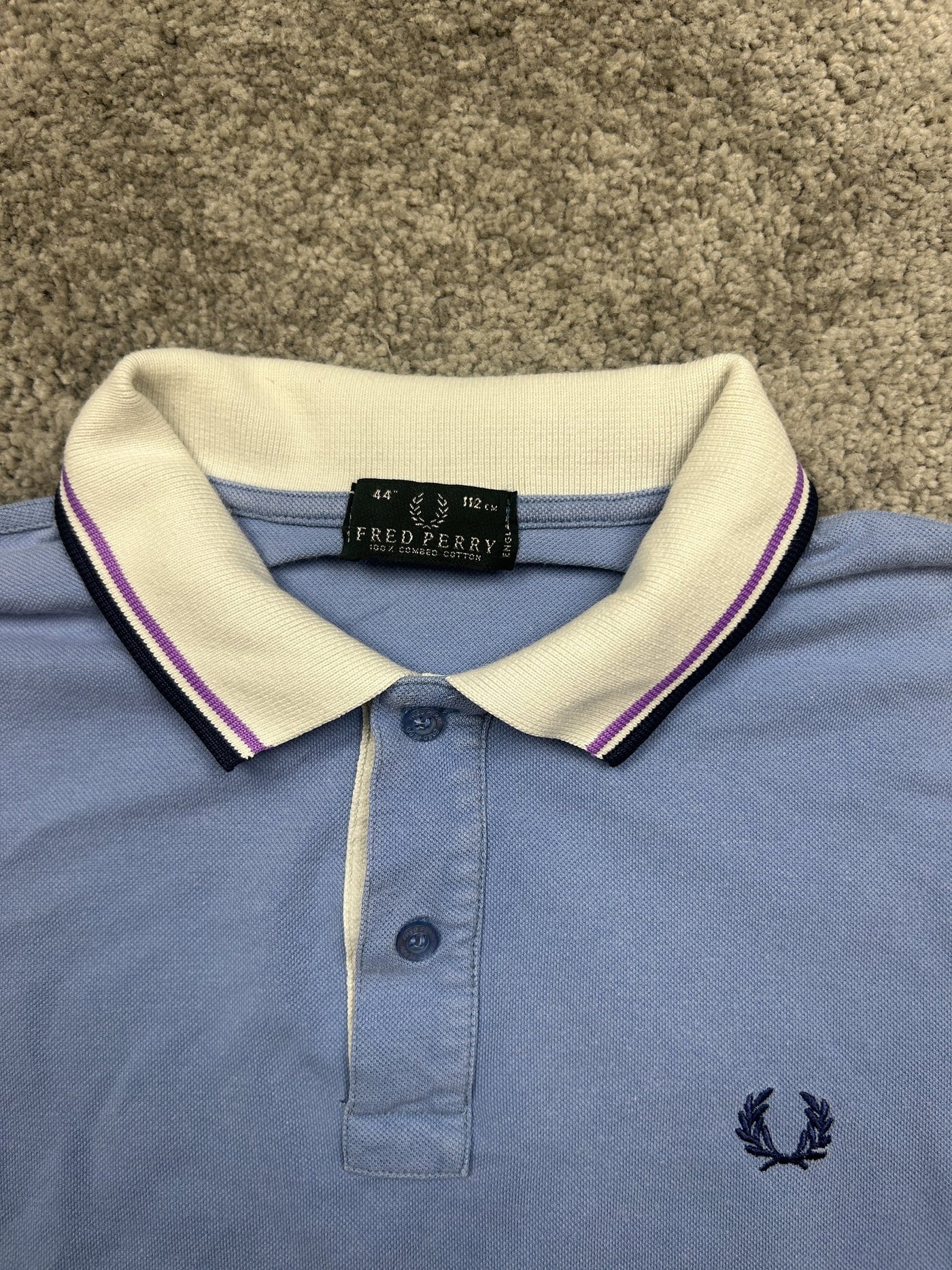 Polo Fred Perry Azzurro M