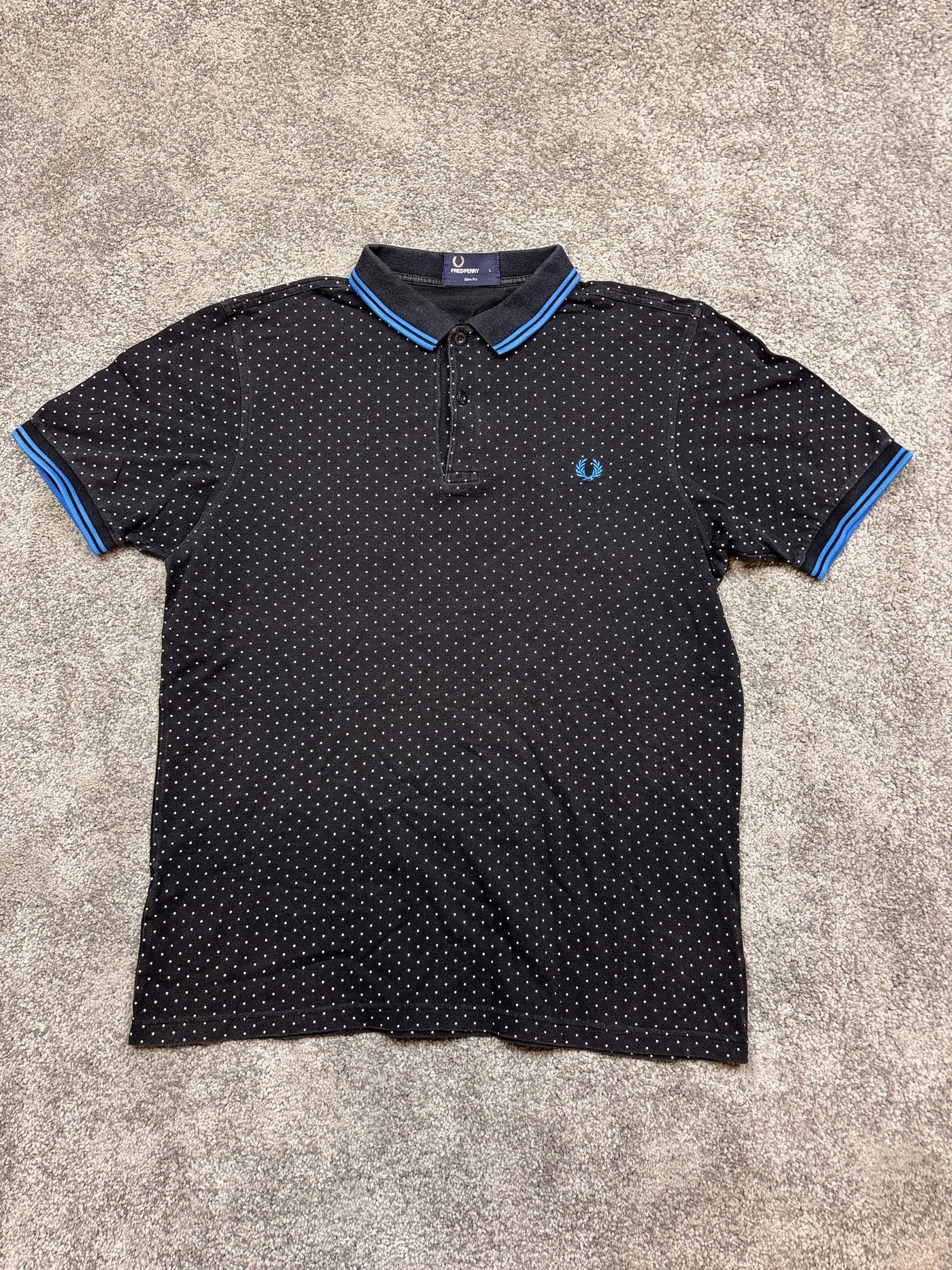 Polo Fred Perry Nero L