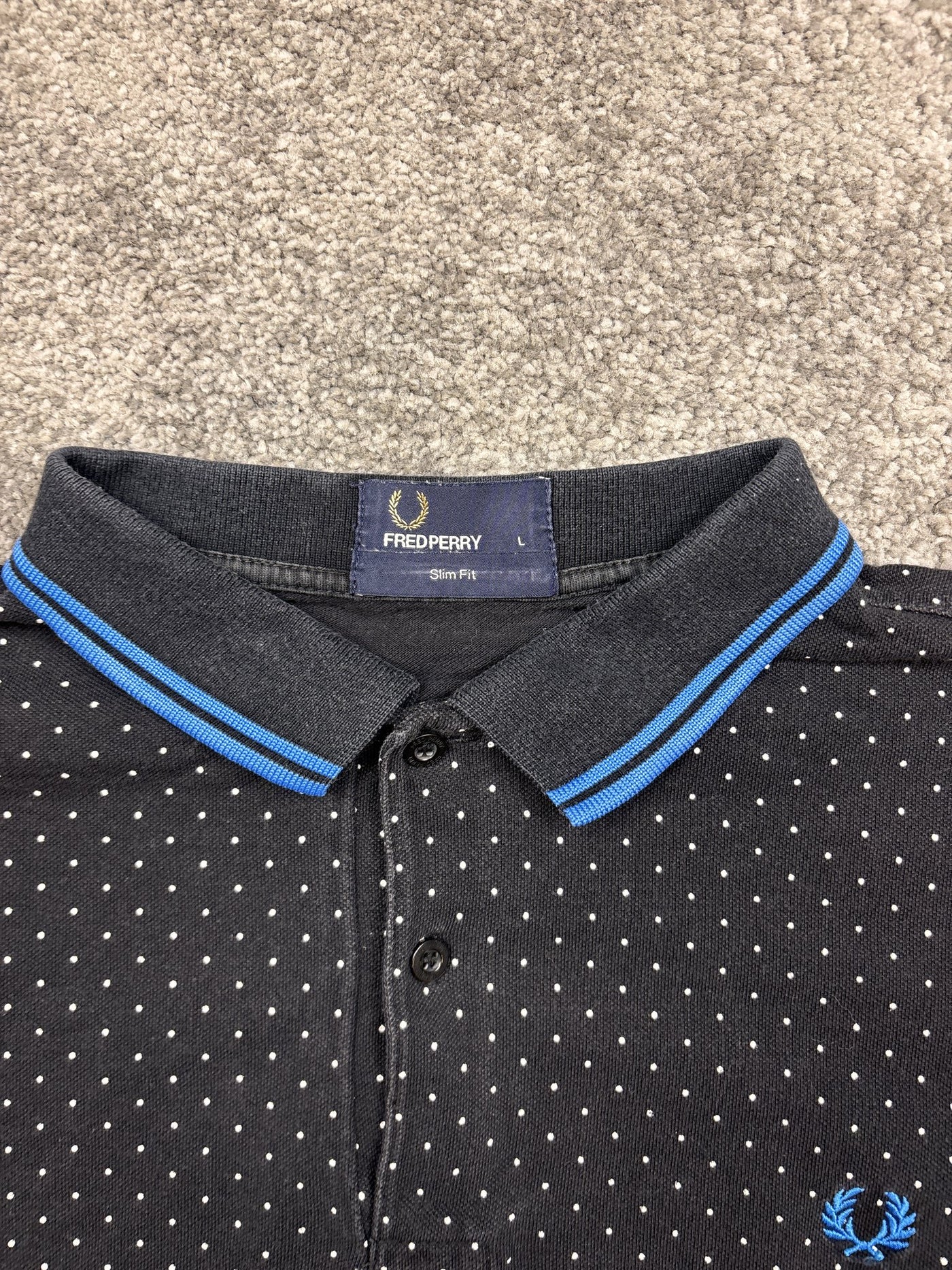 Polo Fred Perry Nero L
