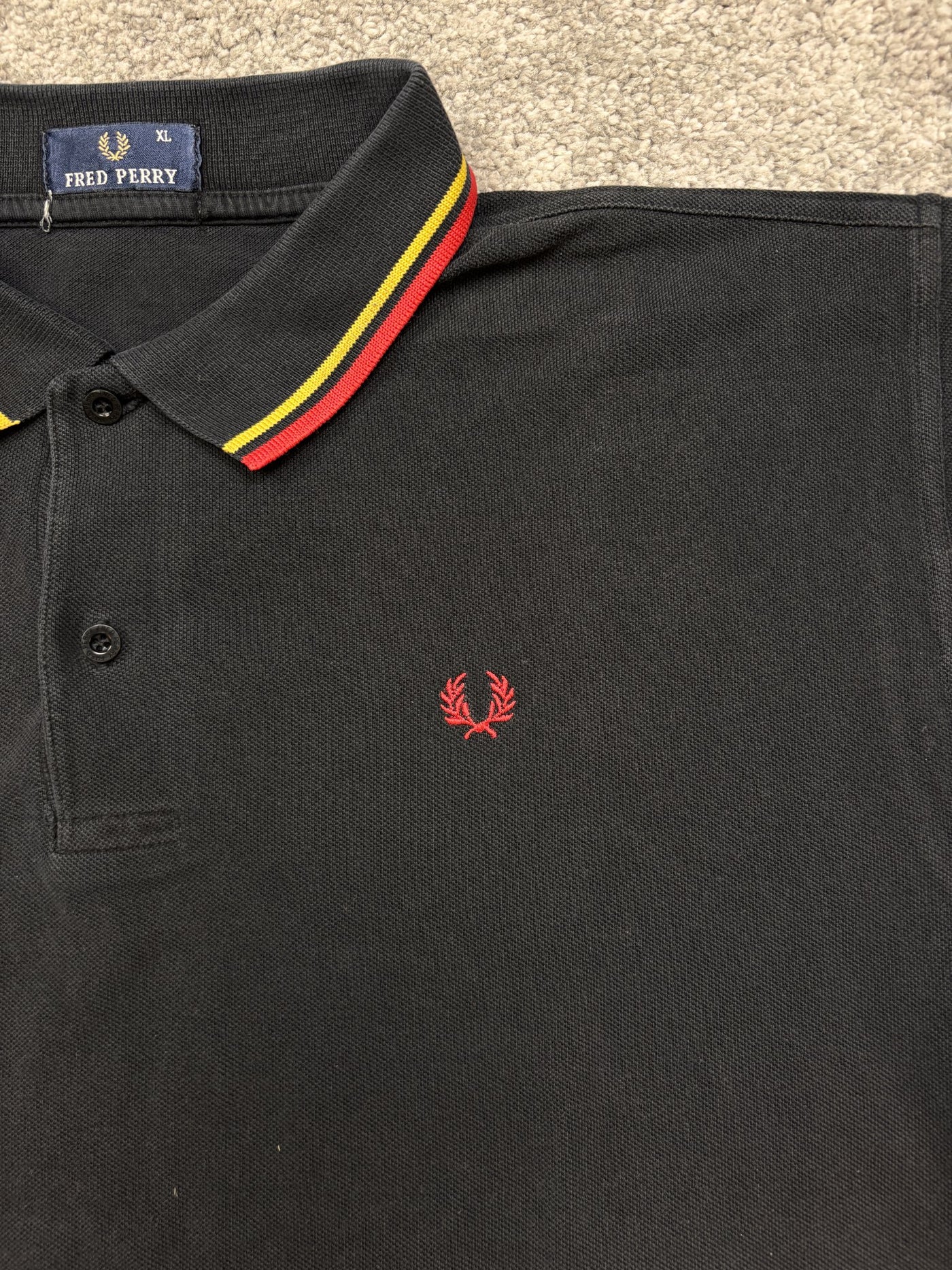 Polo Fred Perry Nero XL
