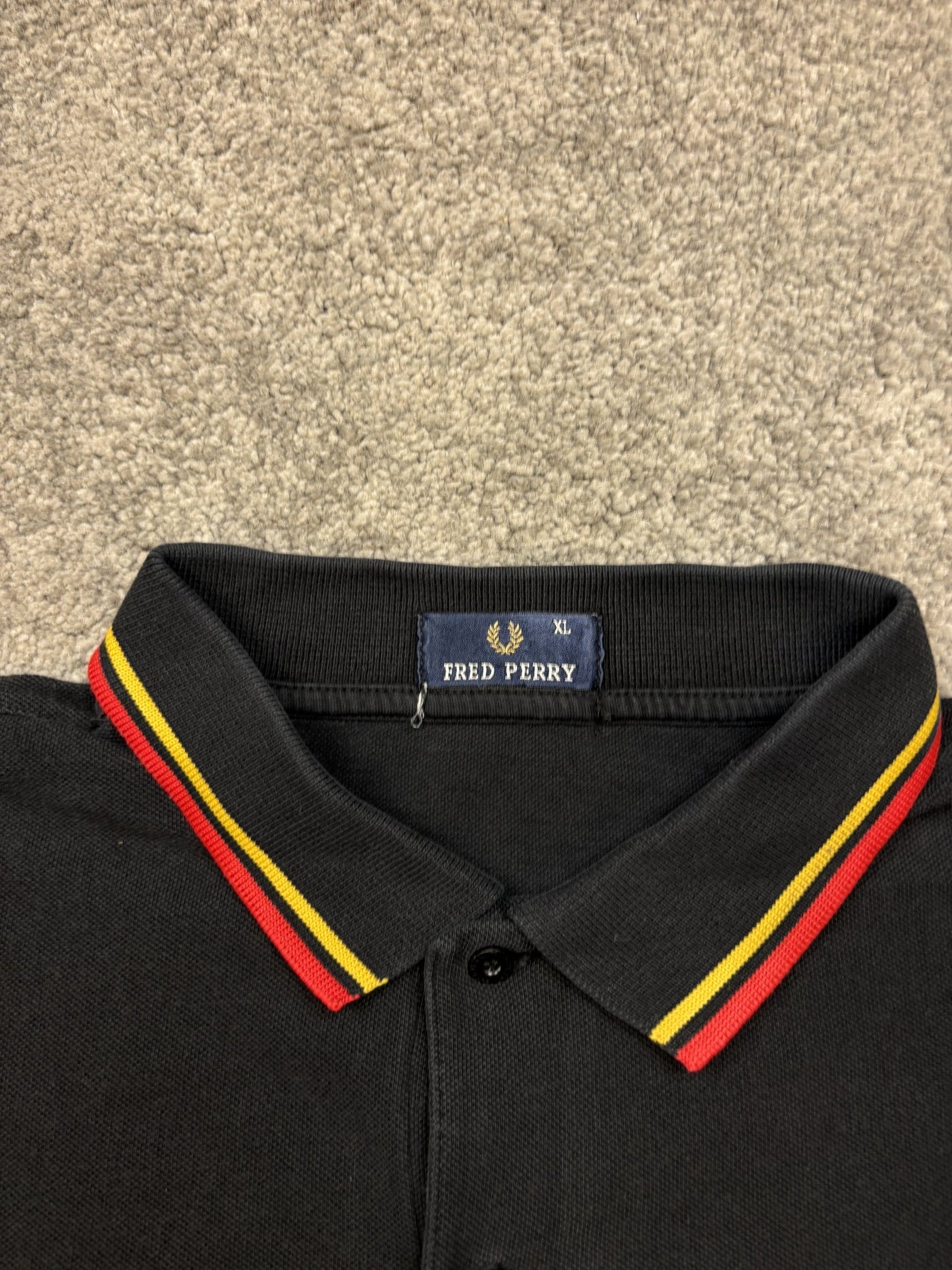 Polo Fred Perry Nero XL