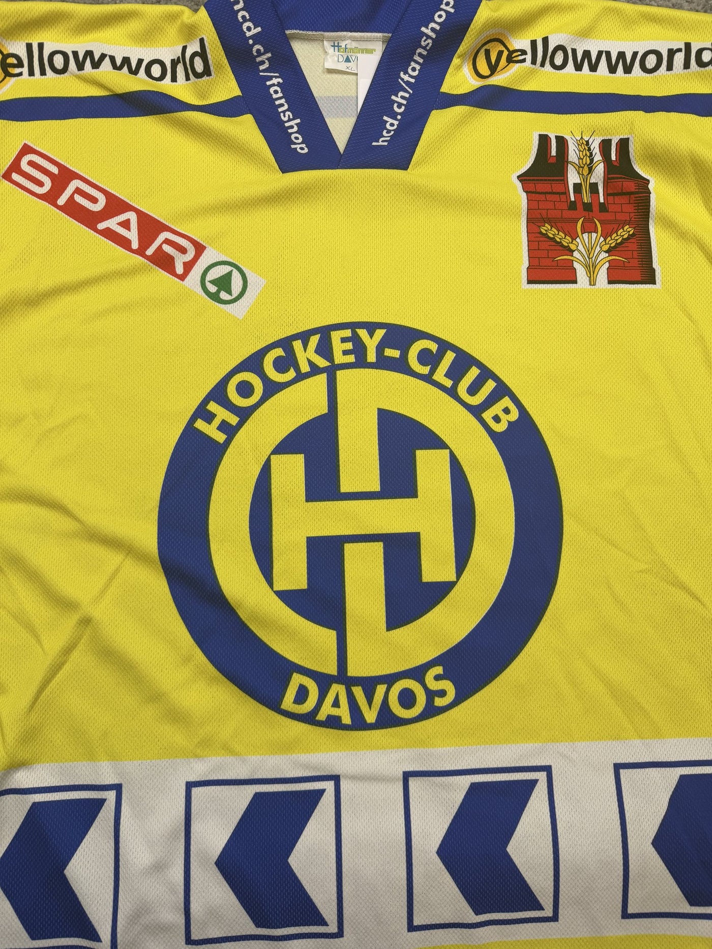 Maglia Hockey Club Davos Giallo XL