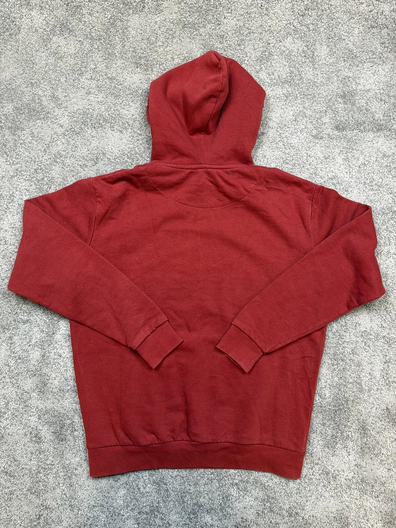 Karl Kani Felpa con cappuccio Rosso con tasca e logo ricamato – photo 2