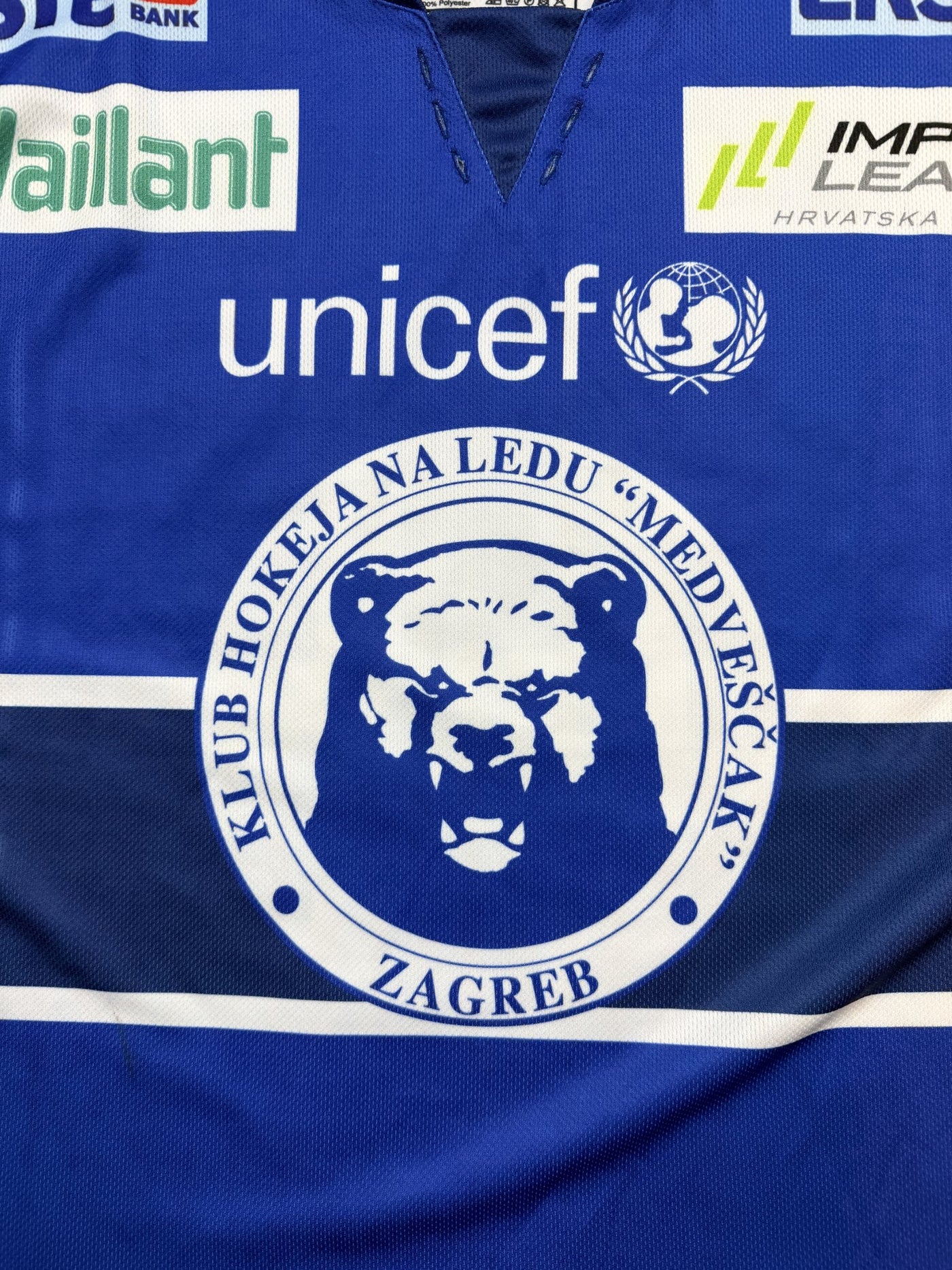 Maglia da hockey KHL Medveščak Zagreb Blu XL