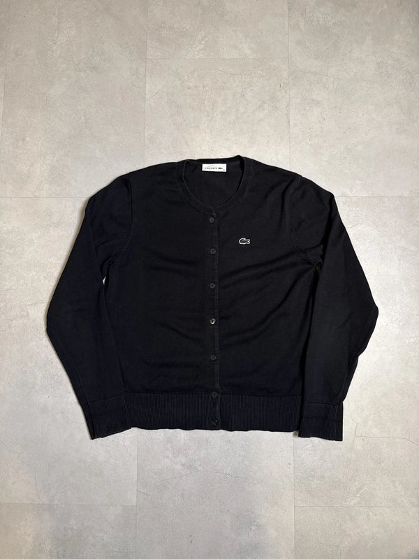 Lacoste Cardigan Grigio Lungo con Bottoni e Collo – photo 1