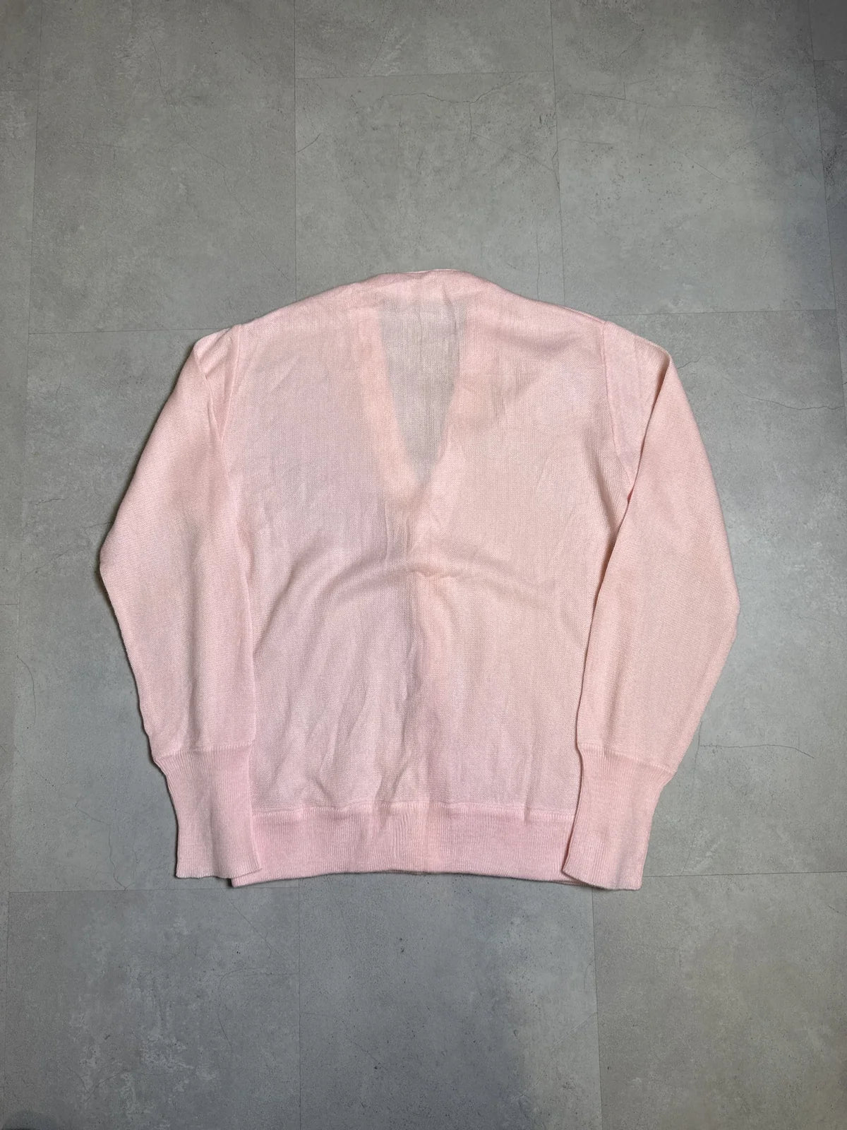 Lacoste Cardigan in Maglia Rosa con Bottoni e Collo a V – photo 4