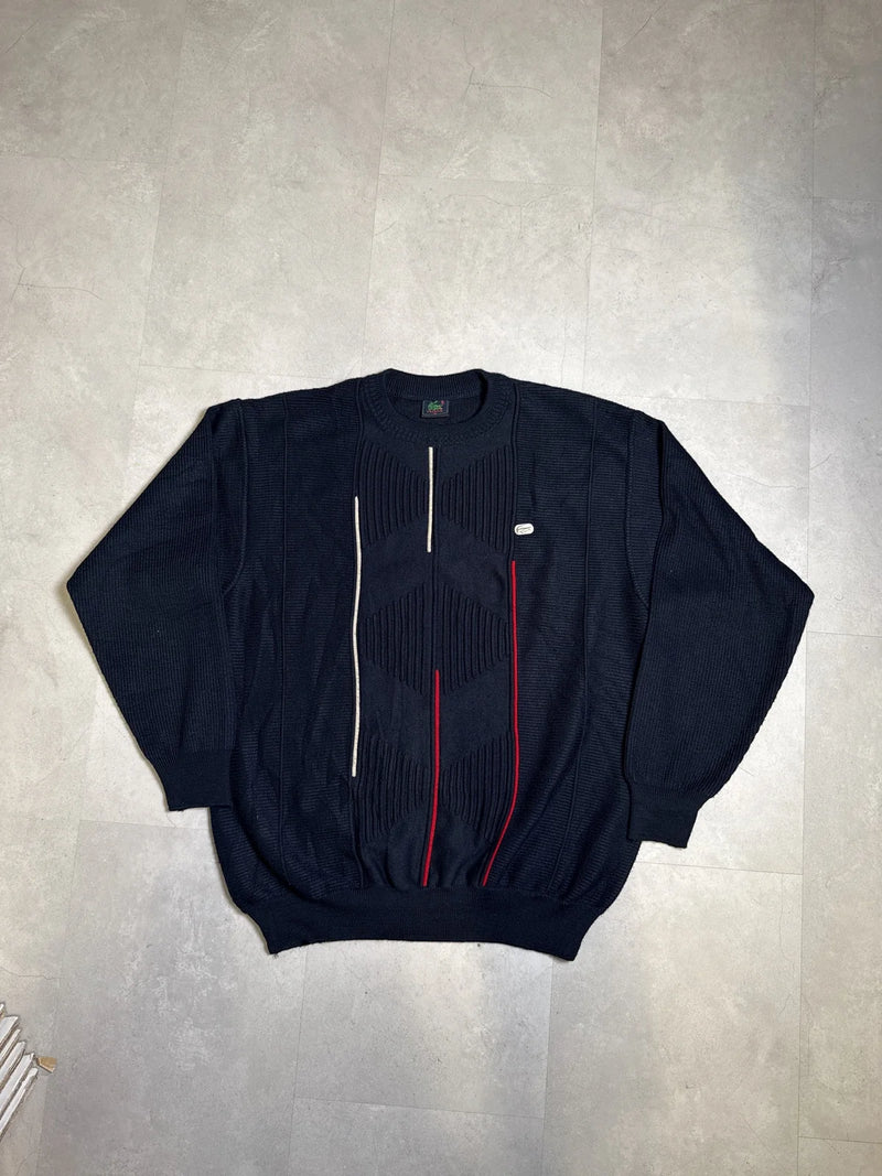 Lacoste Maglione Cardigan Grigio con Dettagli Colorati – photo 1