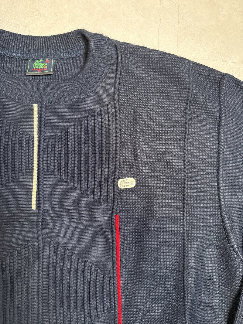 Lacoste Maglione Cardigan Grigio con Dettagli Colorati – photo 2