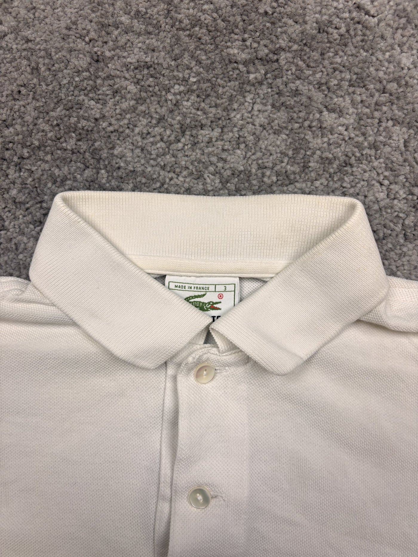 Polo Lacoste Bianco M
