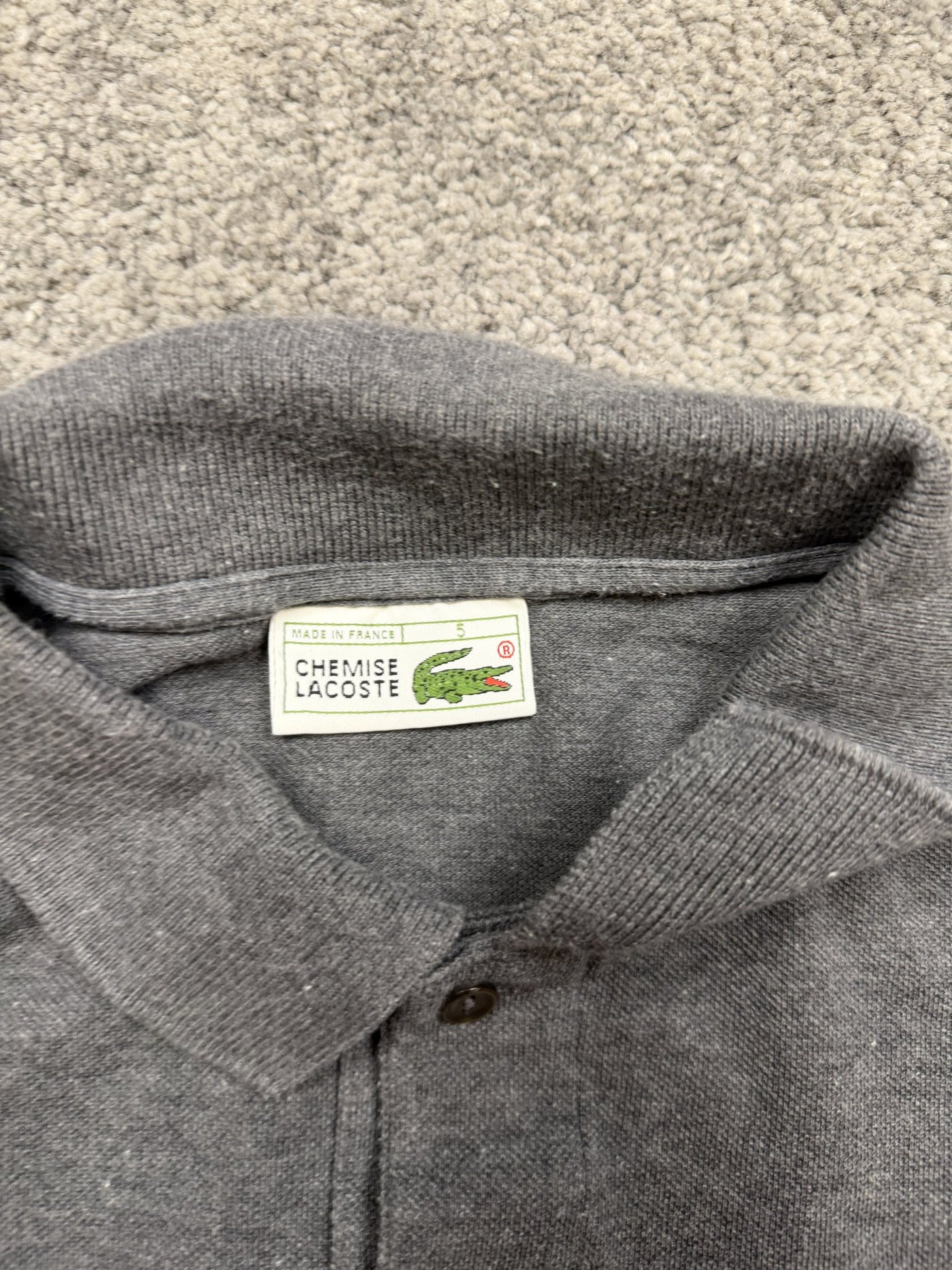 Polo Lacoste Grigio L