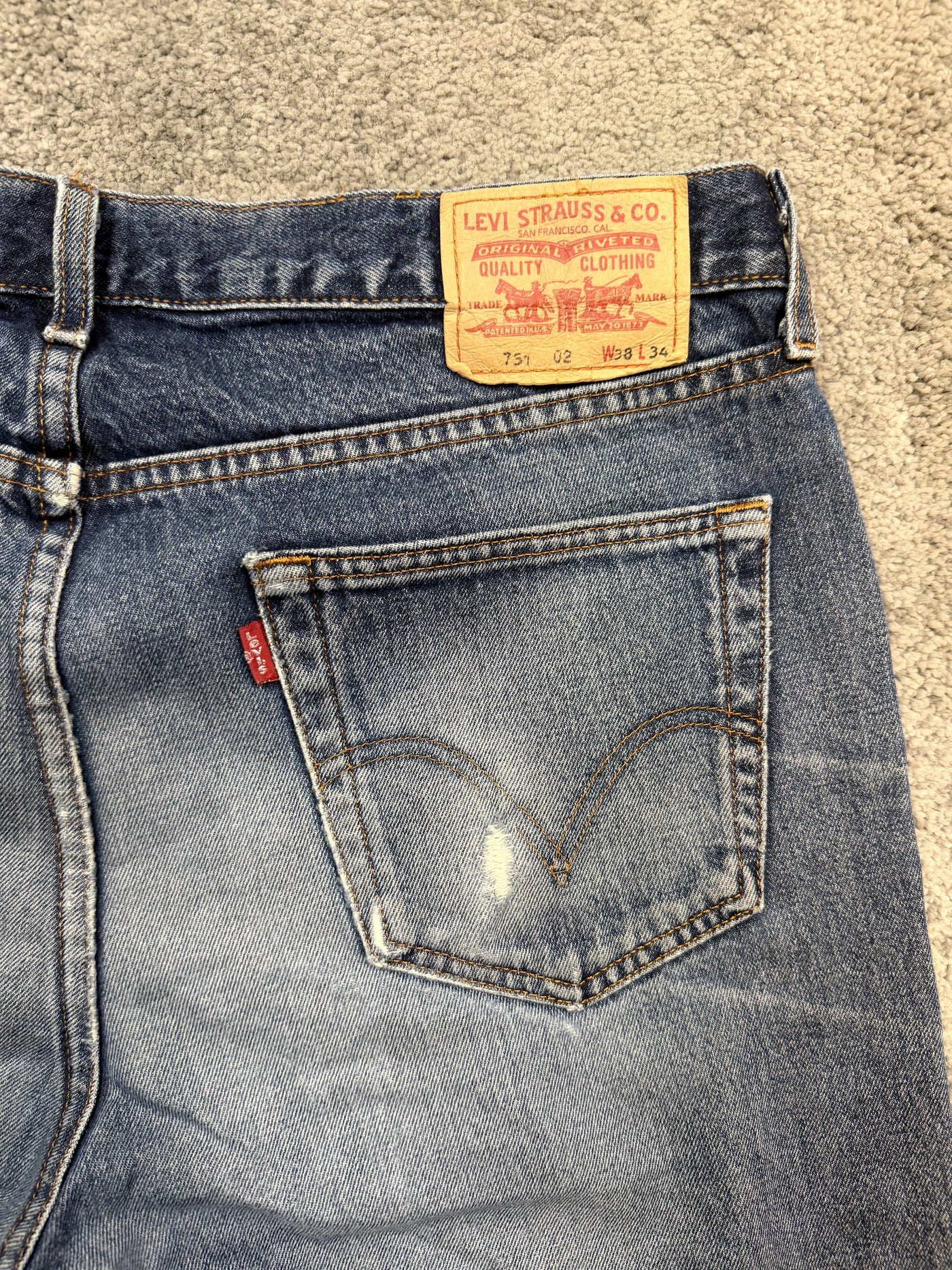 Jeans Levi Strauss & Co. Blu XL