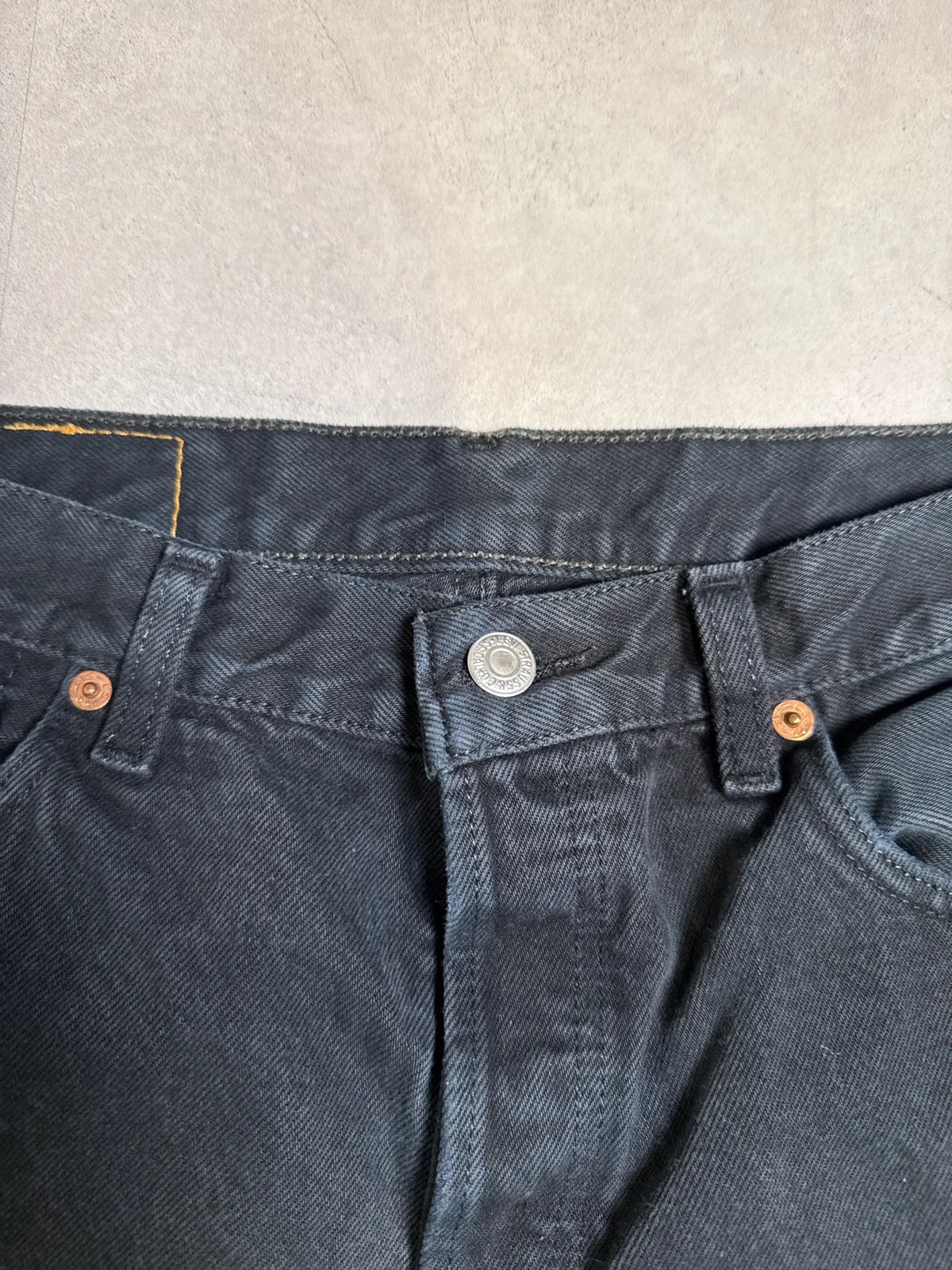 Levi Strauss & Co. Jeans 501 Original Riveted Neri in Denim – photo 5