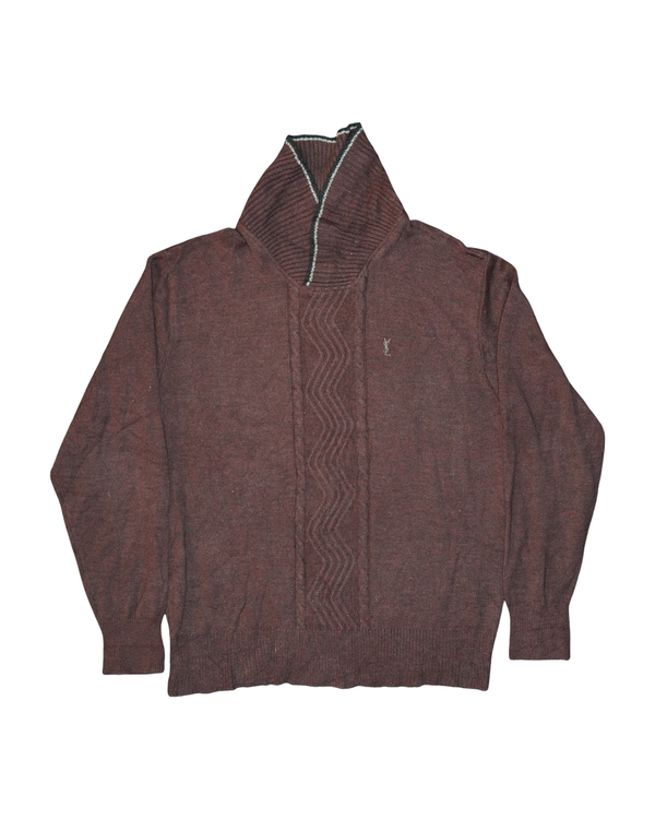 Maglione Yves Saint Laurent Marrone L