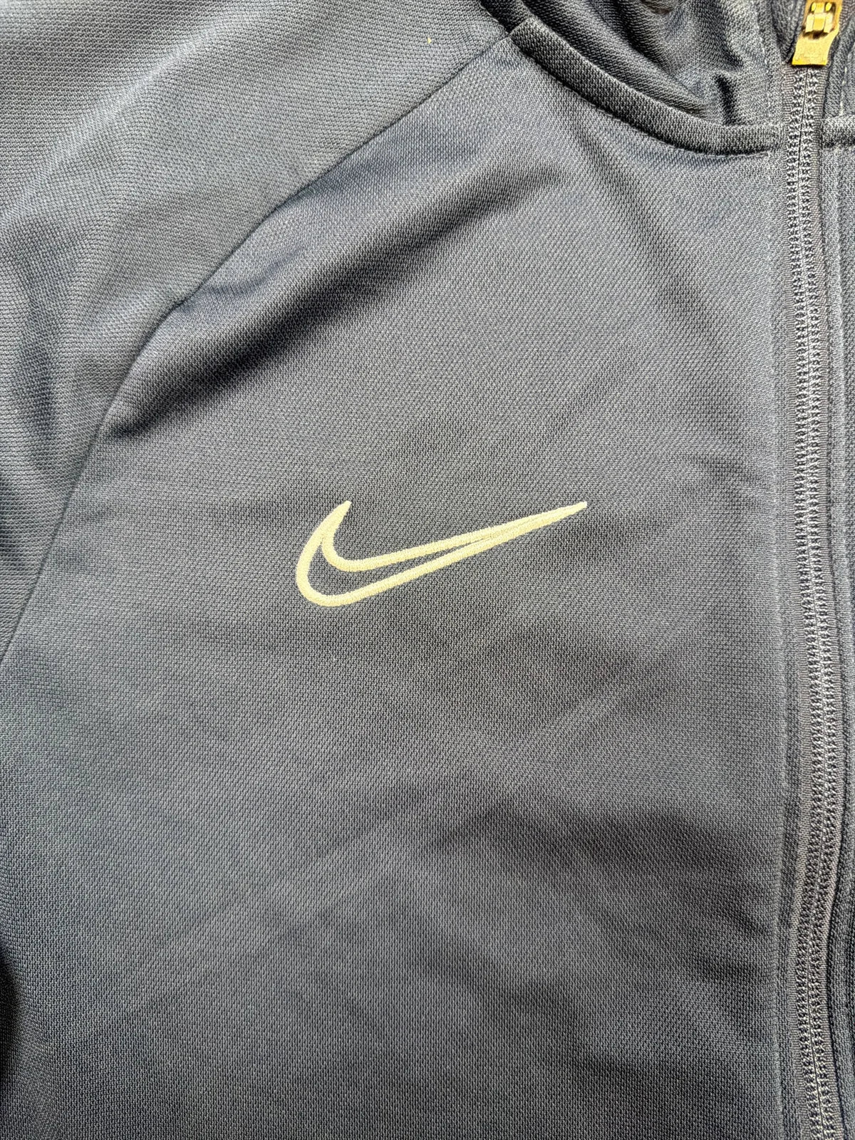 Nike Dri-fit maglietta sportiva manica lunga blu con zip – photo 3