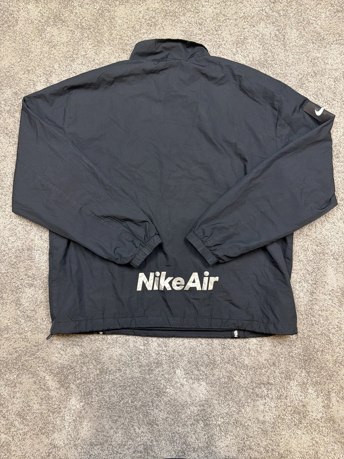 Nike Felpa con cappuccio Nike Air Grigia con zip e tasche – photo 2