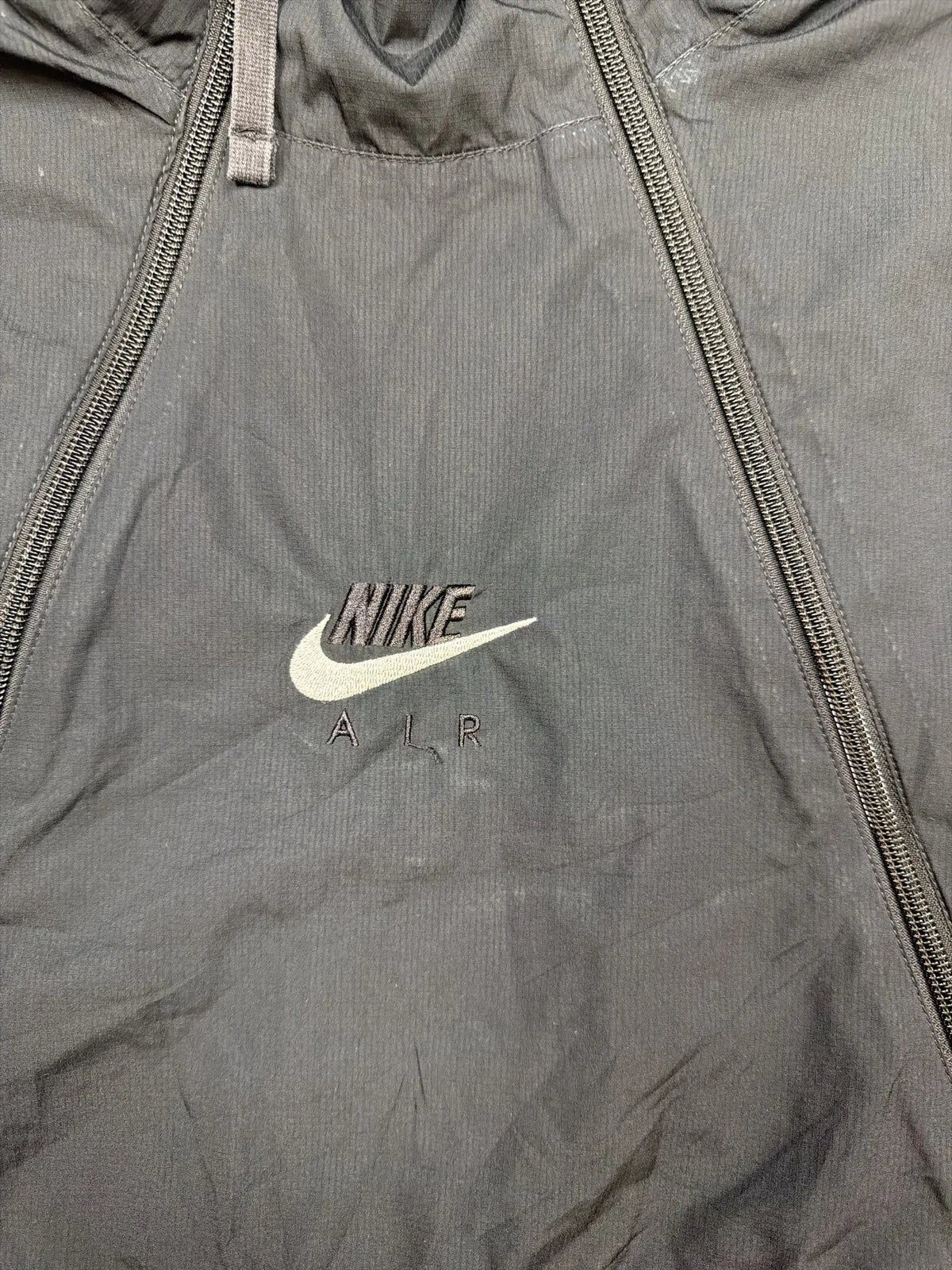 Nike Felpa con cappuccio Nike Air Grigia con zip e tasche – photo 4