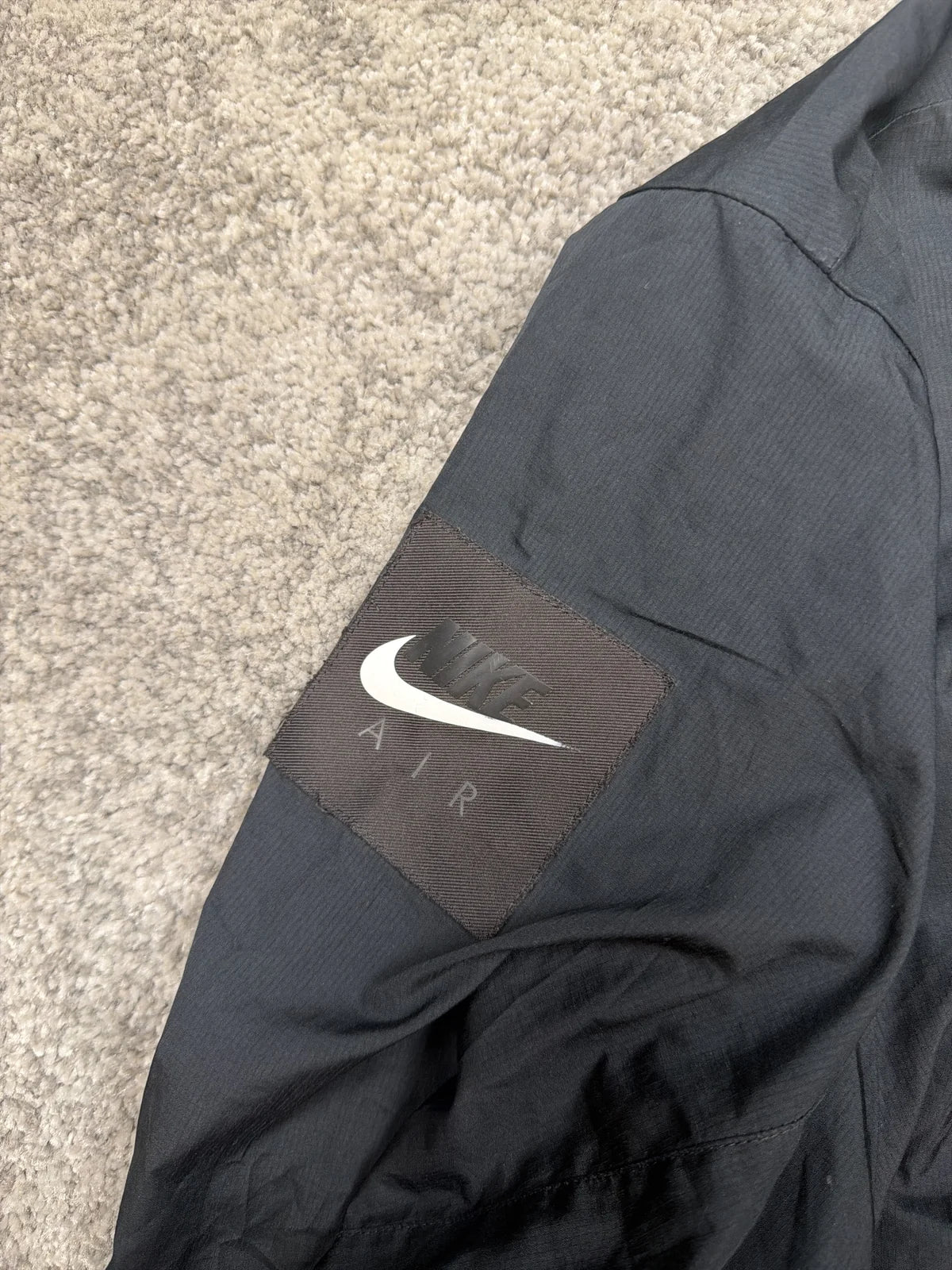 Nike Felpa con cappuccio Nike Air Grigia con zip e tasche – photo 5