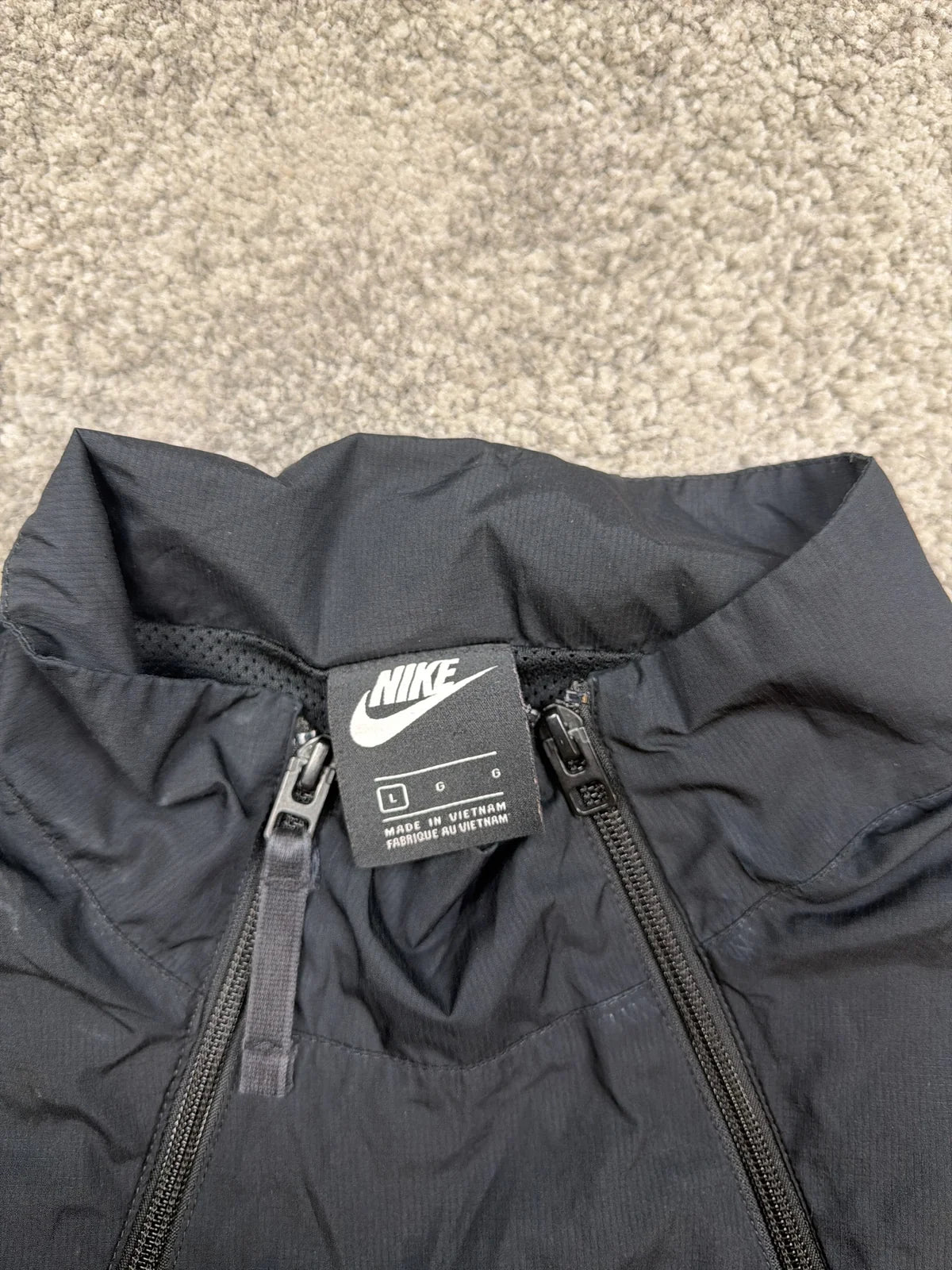 Nike Felpa con cappuccio Nike Air Grigia con zip e tasche – photo 6