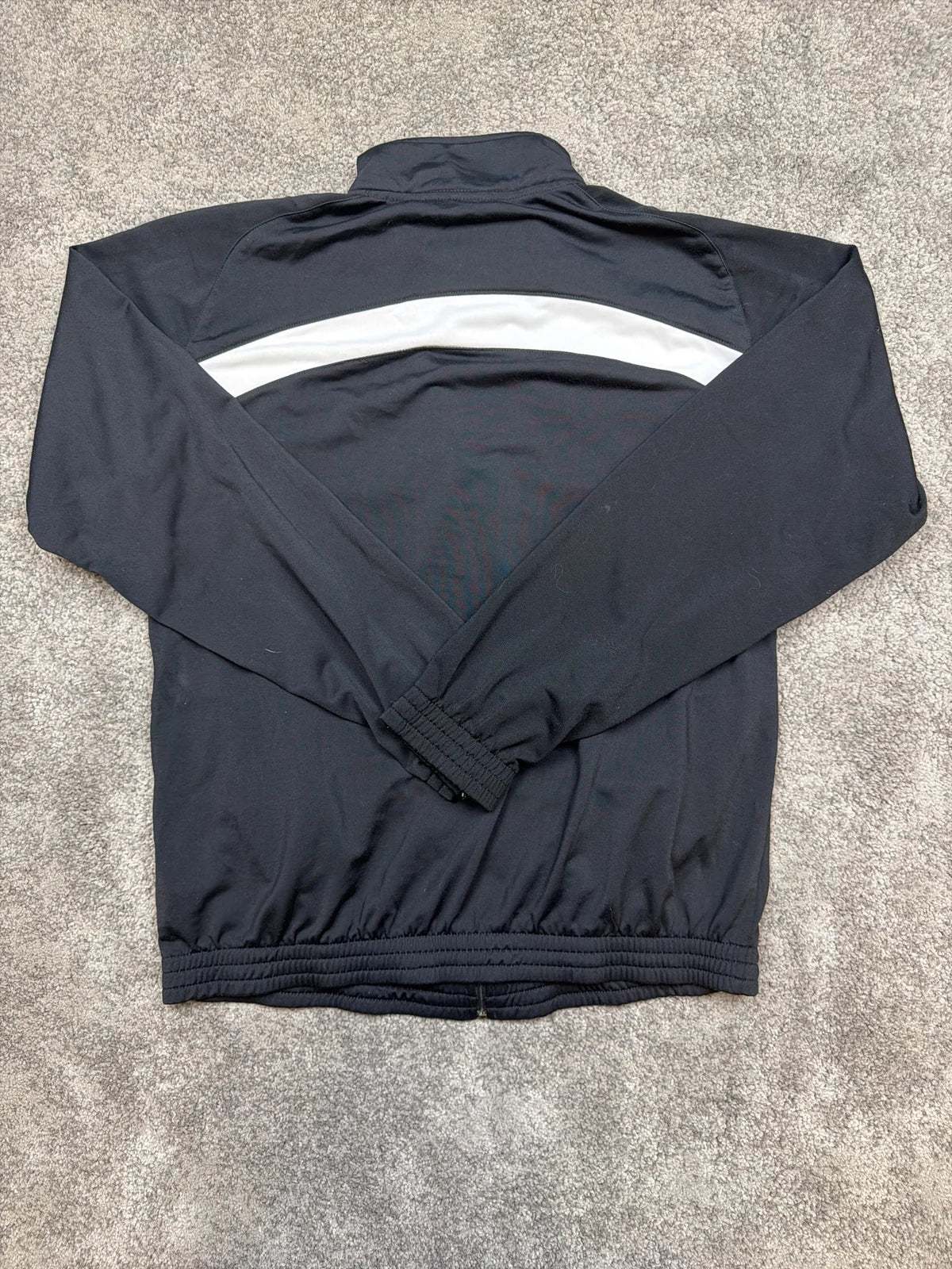 Nike Giacca a vento con zip, Collo alto, Fodera in pile, Blu – photo 2