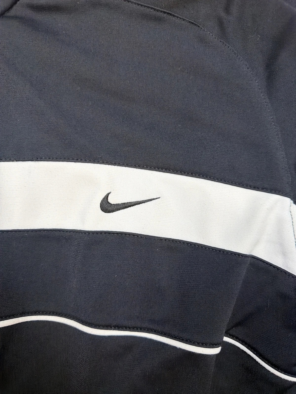 Nike Giacca a vento con zip, Collo alto, Fodera in pile, Blu – photo 3