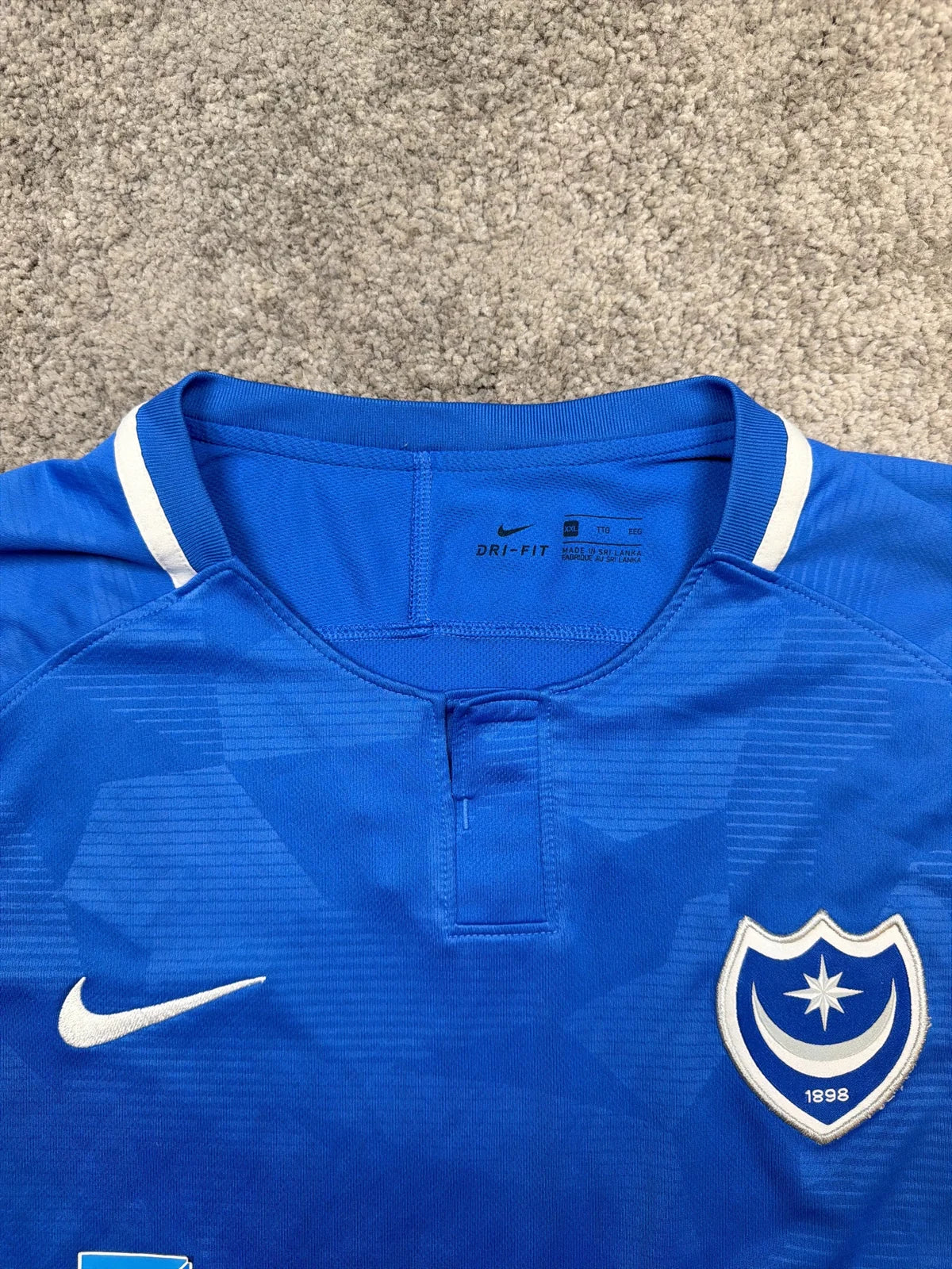 Nike Polo Shirt Dri-FIT Università di Portsmouth Blu – photo 4