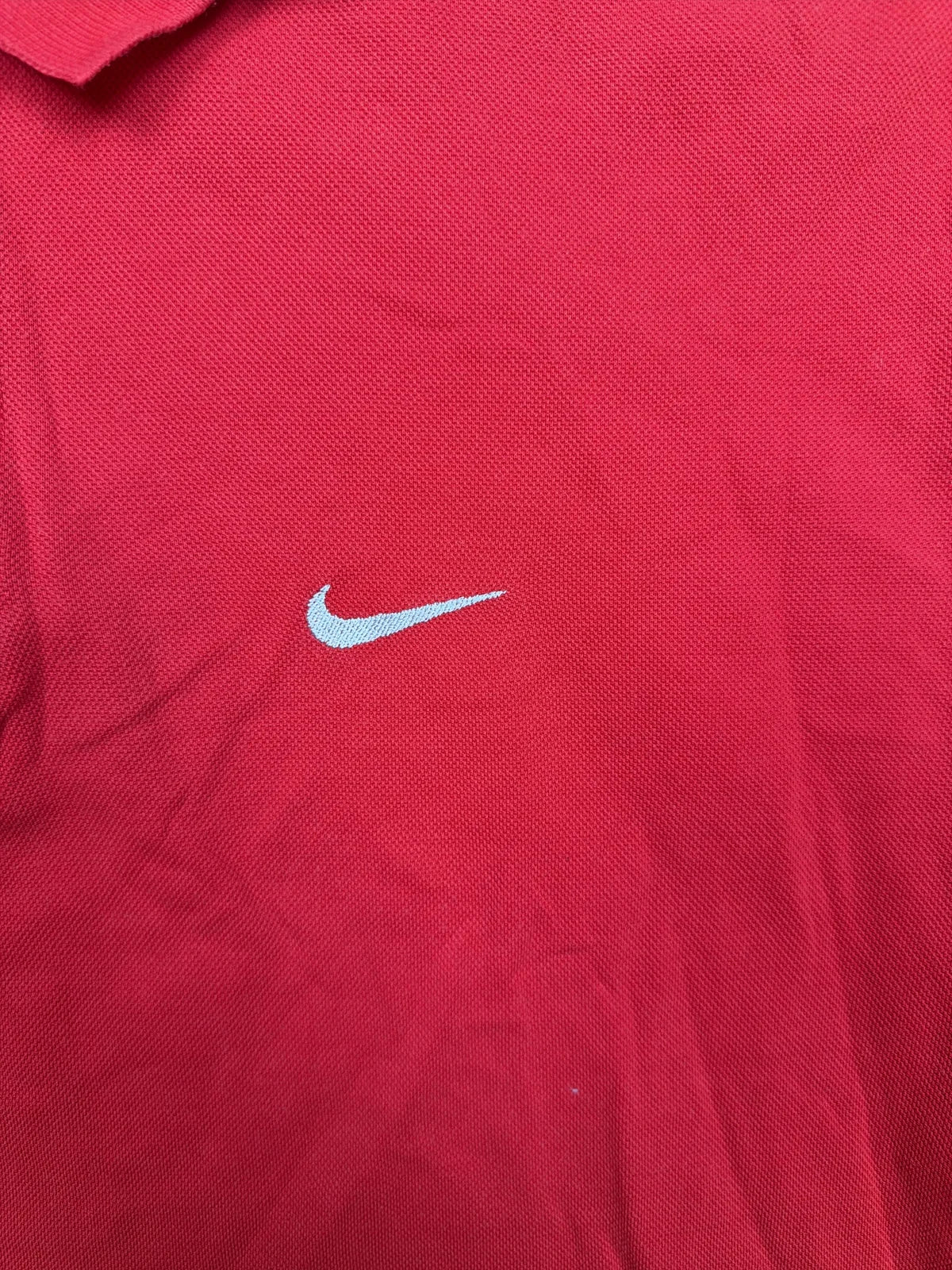 Nike Polo Shirt Rosso con Collo e Bottoni – photo 3