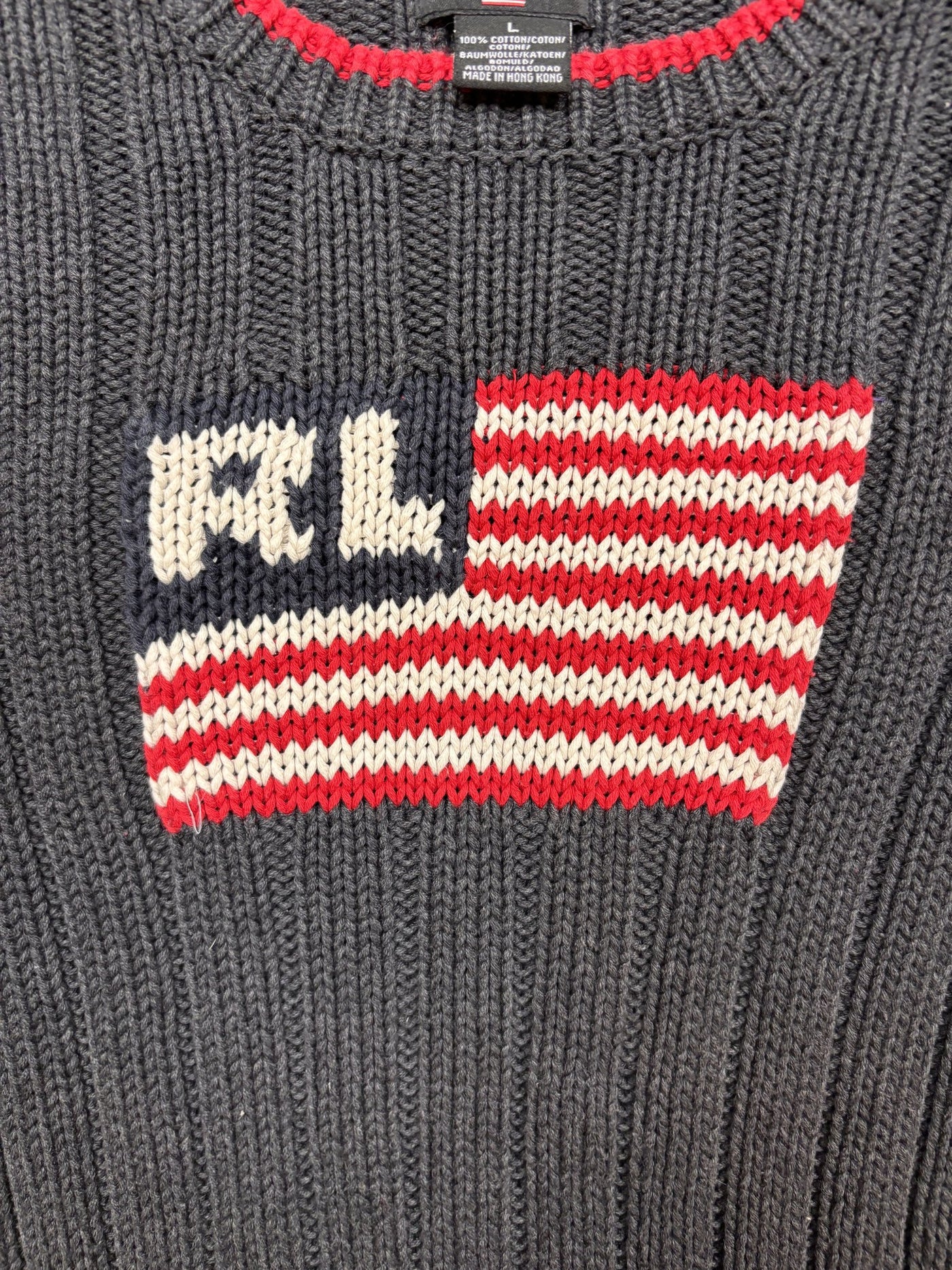Maglione Polo Jeans Co. Ralph Lauren Grigio L