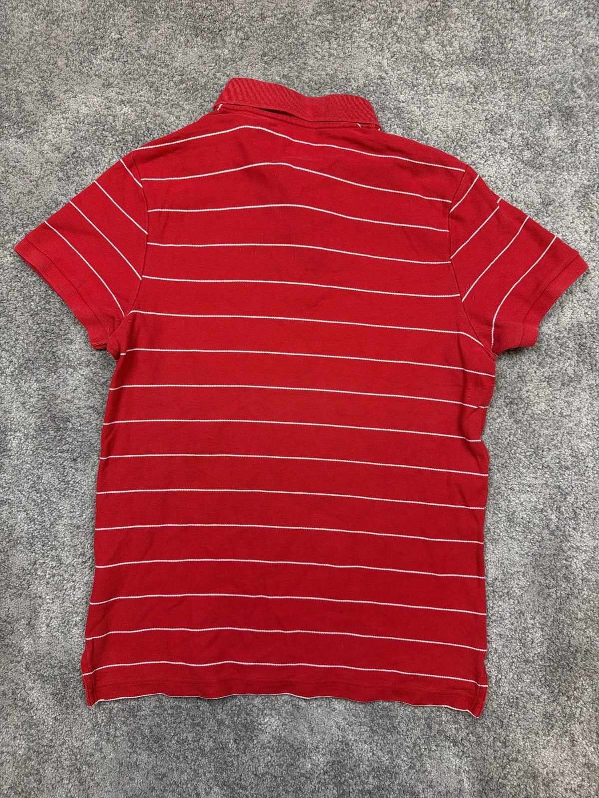 Polo Nike Rosso a righe con colletto e bottoni, come nuovo – photo 2