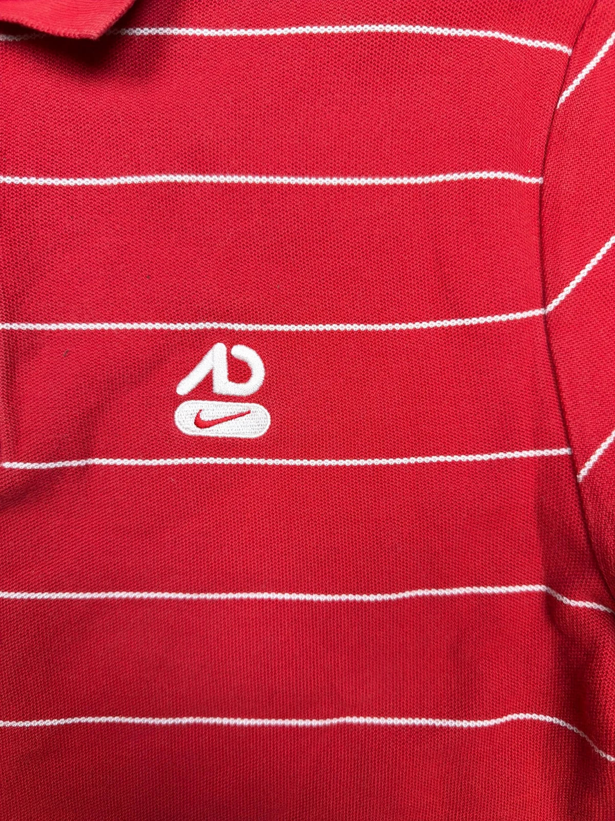 Polo Nike Rosso a righe con colletto e bottoni, come nuovo – photo 3