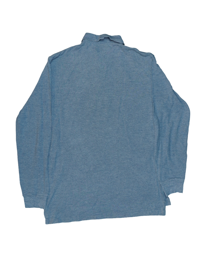 Polo Maniche Lunghe Ralph Lauren Blu L